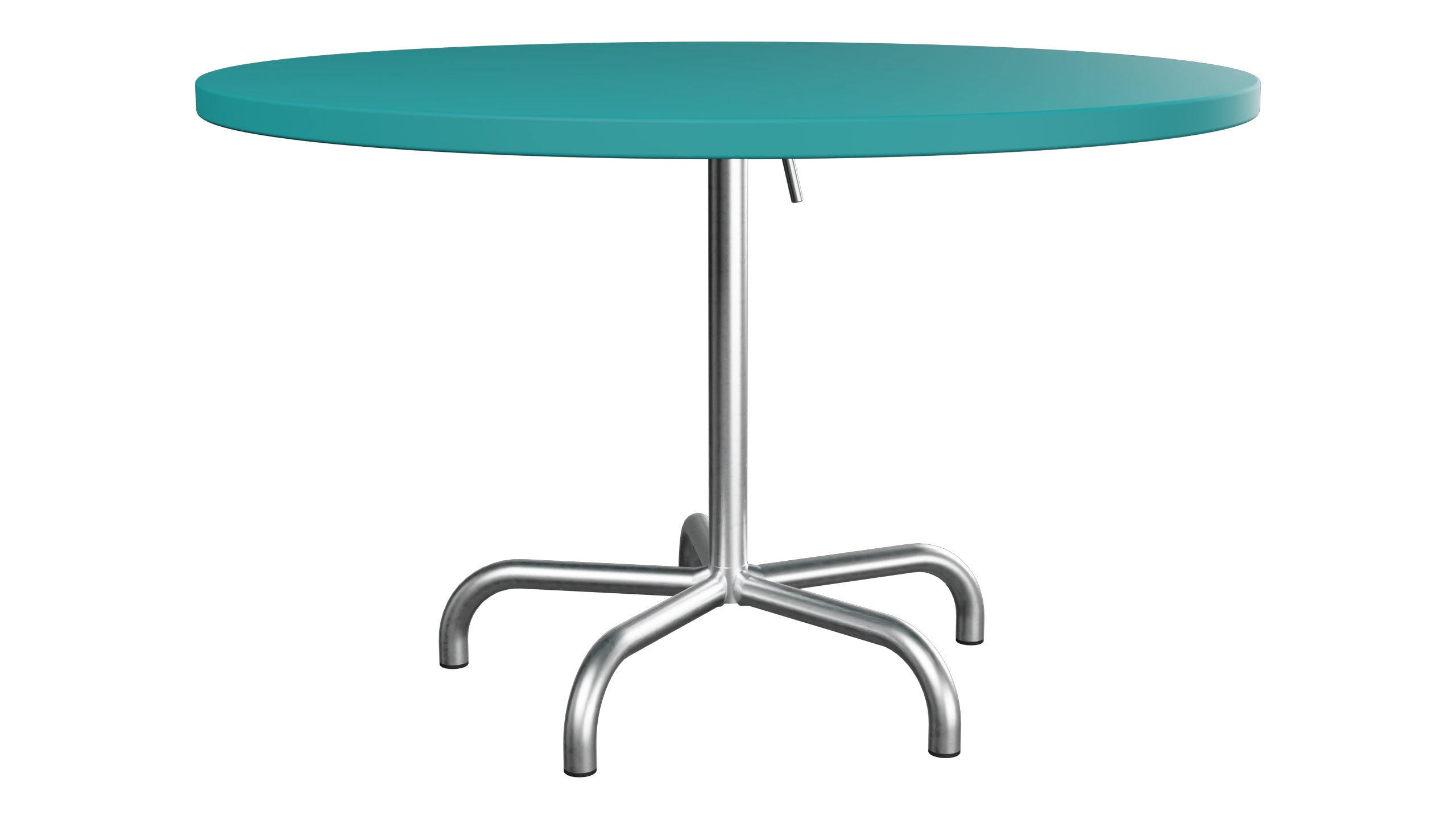 Säntis Metall-Gartentisch ø117 klappbar in Kaliblau präsentiert im Onlineshop von KAQTU Design AG. Gartentisch ist von Schaffner