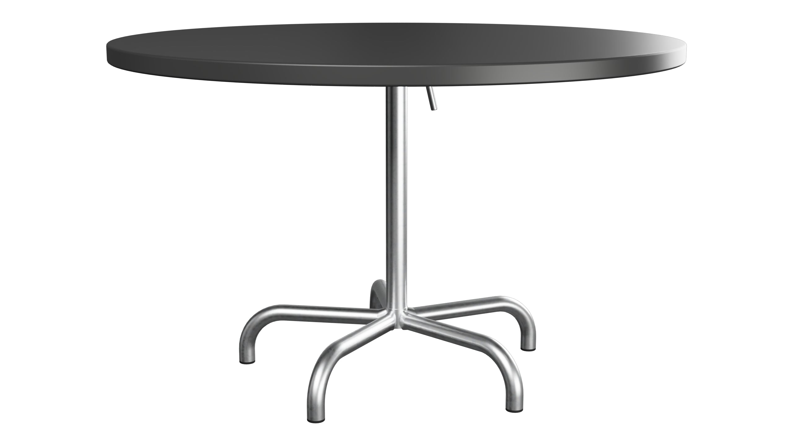 Säntis Metall-Gartentisch ø117 klappbar in Anthrazit präsentiert im Onlineshop von KAQTU Design AG. Gartentisch ist von Schaffner