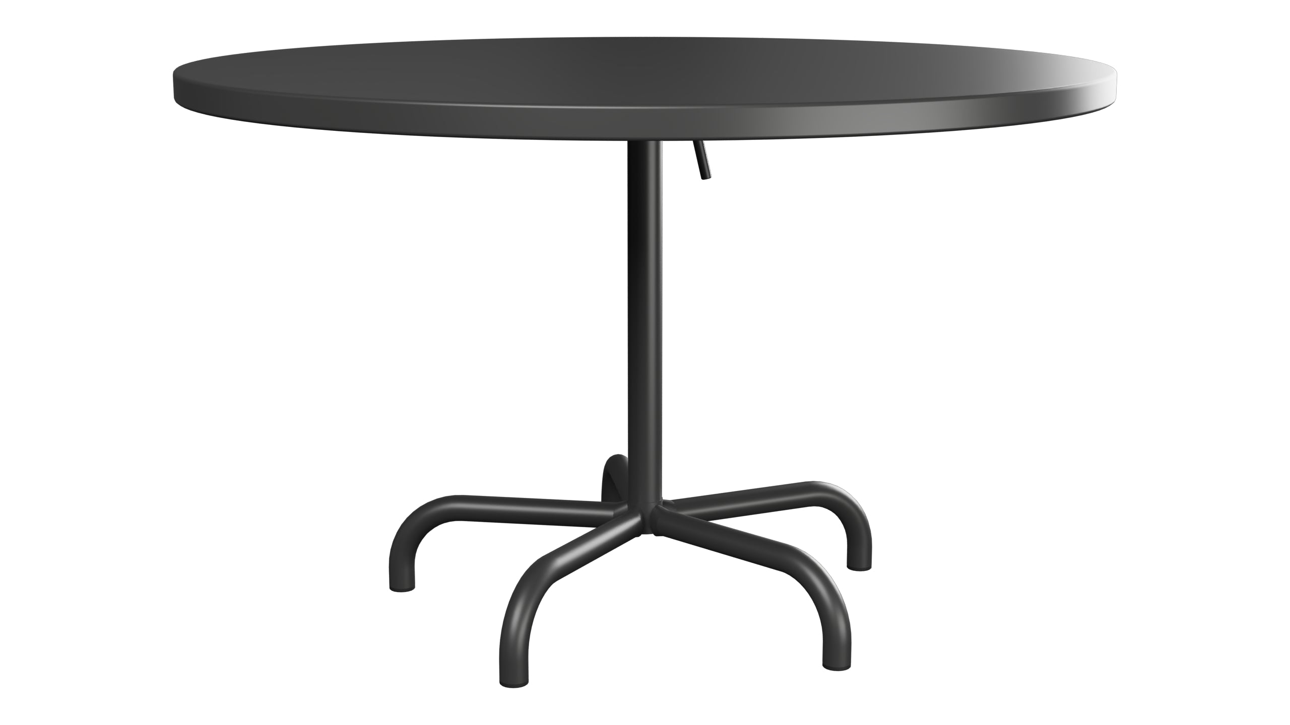 Säntis Metall-Gartentisch ø117 klappbar in Anthrazit präsentiert im Onlineshop von KAQTU Design AG. Gartentisch ist von Schaffner