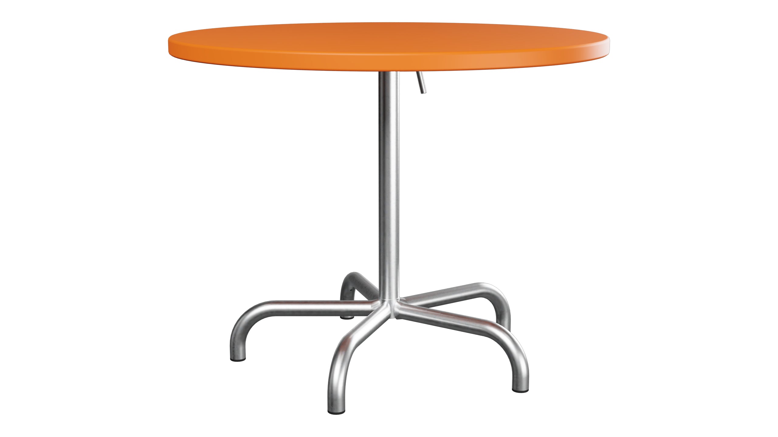 Säntis Metall-Gartentisch ø92 klappbar in Orange präsentiert im Onlineshop von KAQTU Design AG. Gartentisch ist von Schaffner