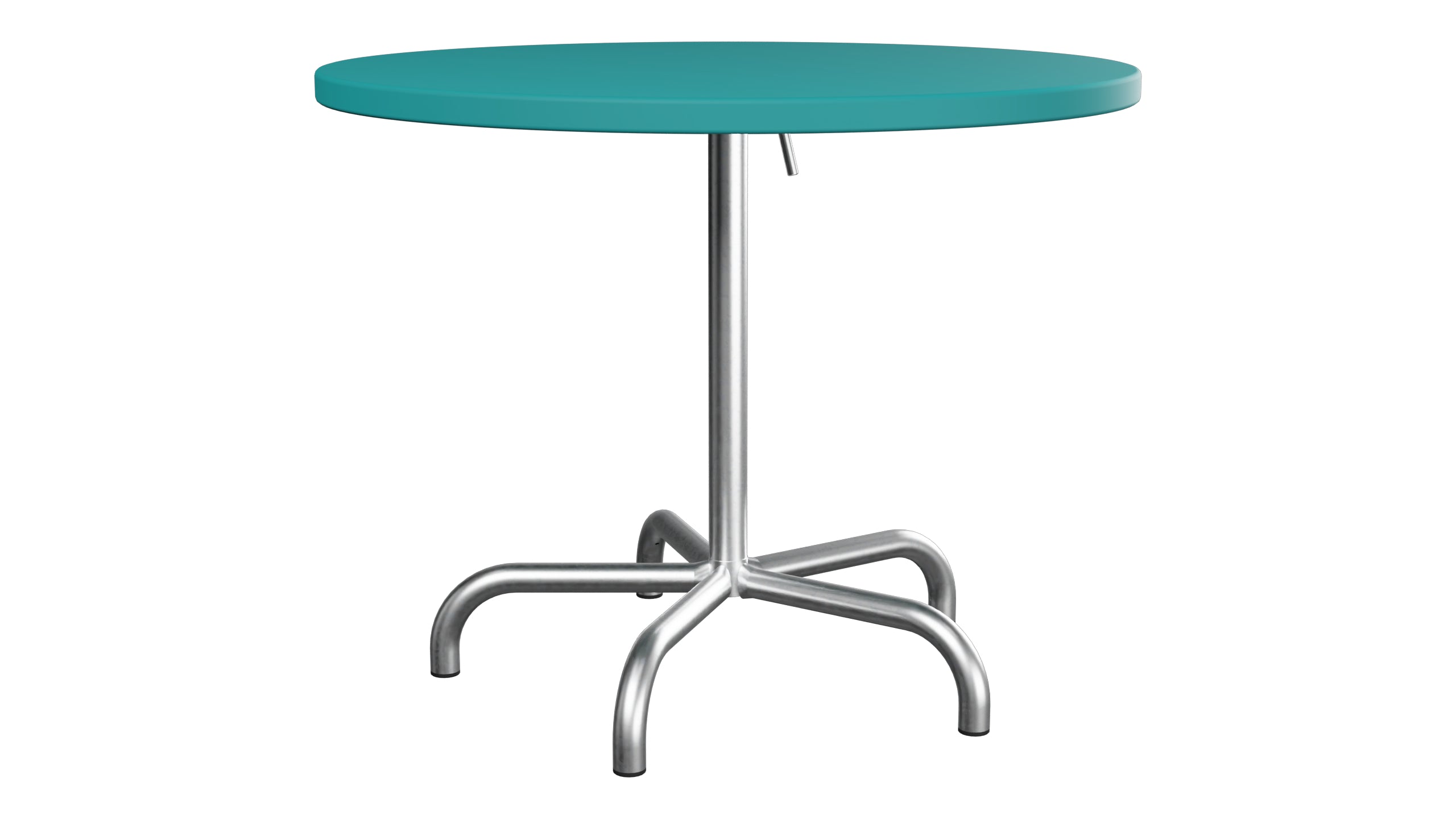 Säntis Metall-Gartentisch ø92 klappbar in Kaliblau präsentiert im Onlineshop von KAQTU Design AG. Gartentisch ist von Schaffner