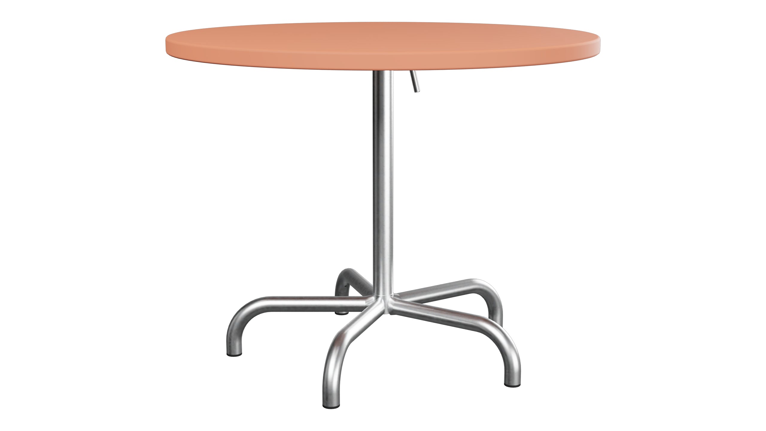 Säntis Metall-Gartentisch ø92 klappbar in Pastellterracotta präsentiert im Onlineshop von KAQTU Design AG. Gartentisch ist von Schaffner