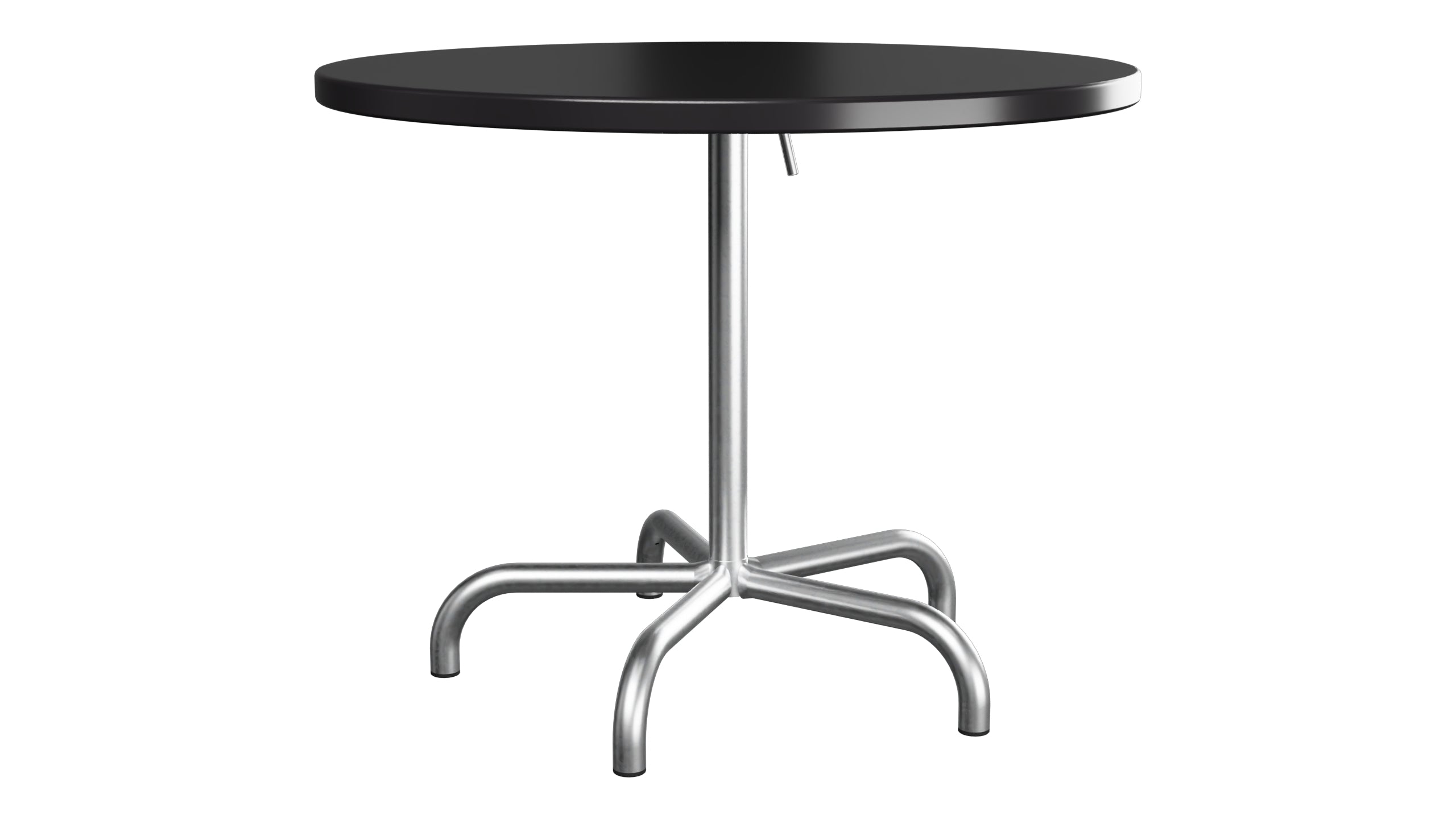 Säntis Metall-Gartentisch ø92 klappbar in Schwarz präsentiert im Onlineshop von KAQTU Design AG. Gartentisch ist von Schaffner
