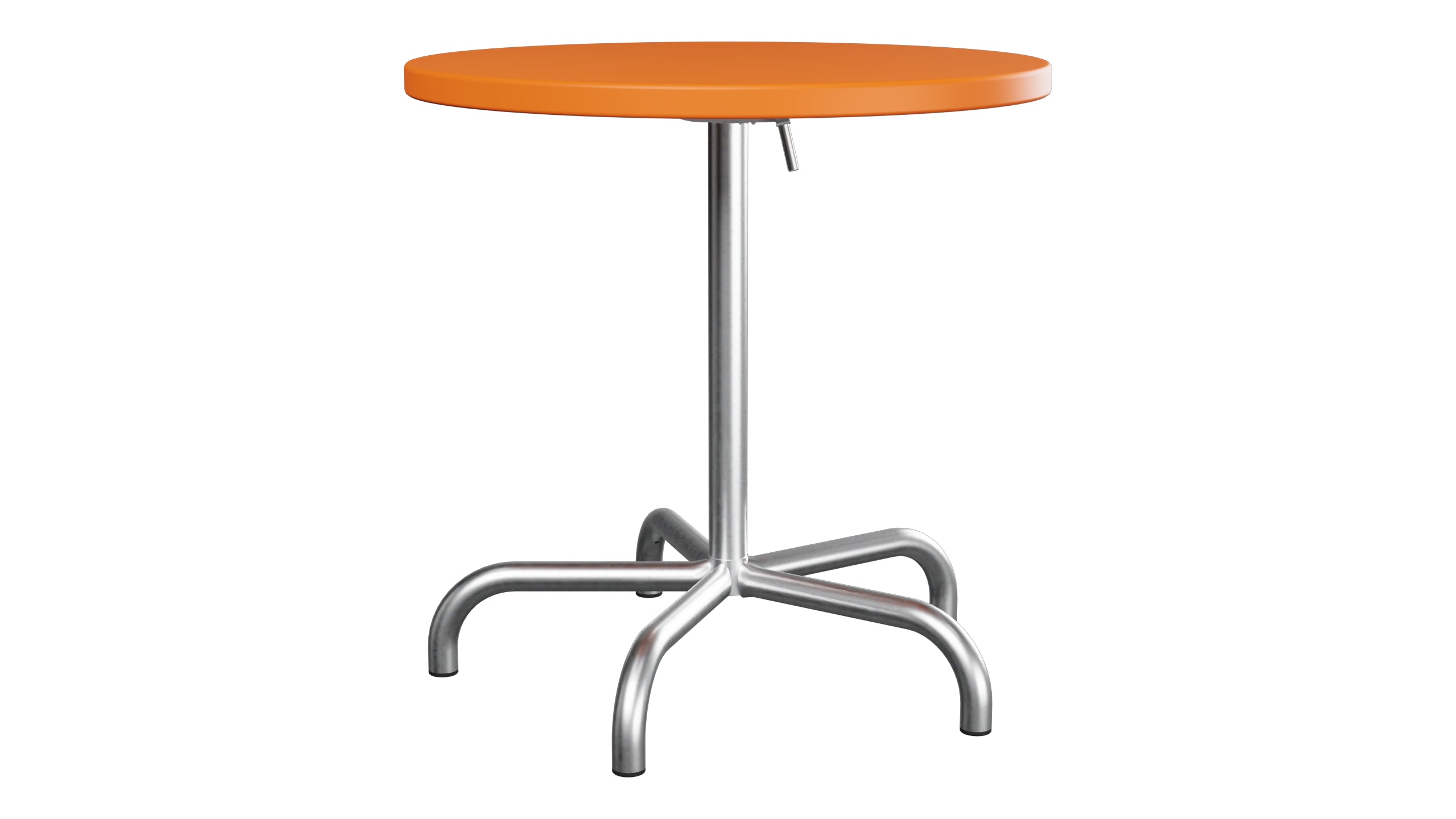 Säntis Metall-Gartentisch ø72 klappbar in Orange präsentiert im Onlineshop von KAQTU Design AG. Gartentisch ist von Schaffner