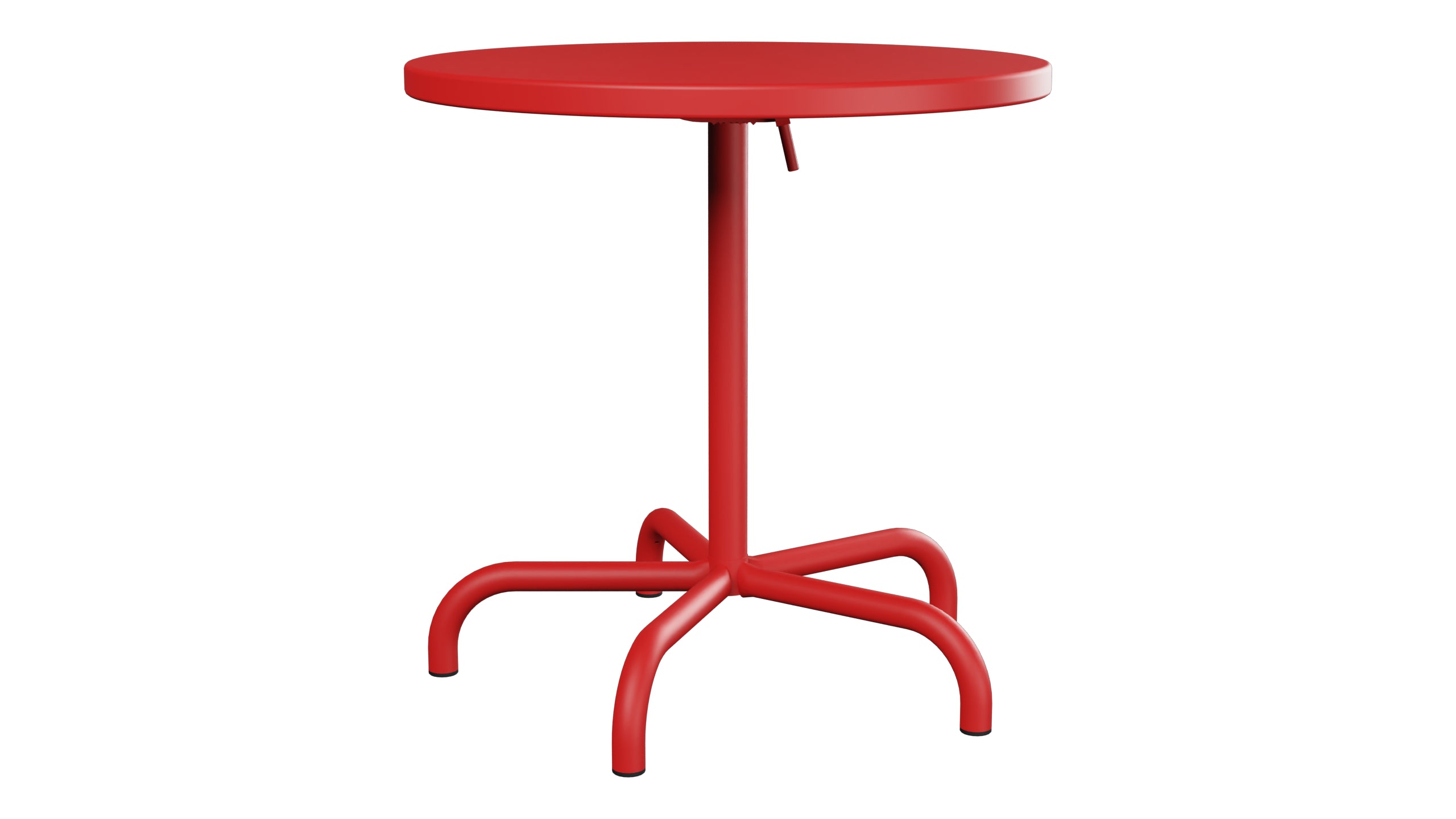 Säntis Metall-Gartentisch ø72 klappbar in Rot präsentiert im Onlineshop von KAQTU Design AG. Gartentisch ist von Schaffner