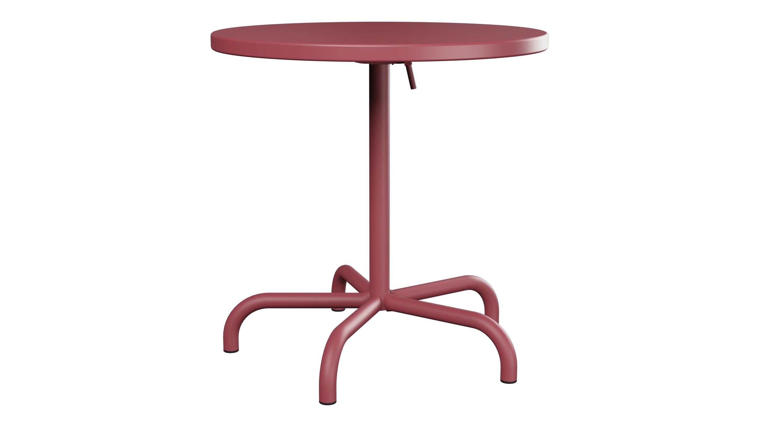 Säntis Metall-Gartentisch ø72 klappbar in Bordeaux präsentiert im Onlineshop von KAQTU Design AG. Gartentisch ist von Schaffner