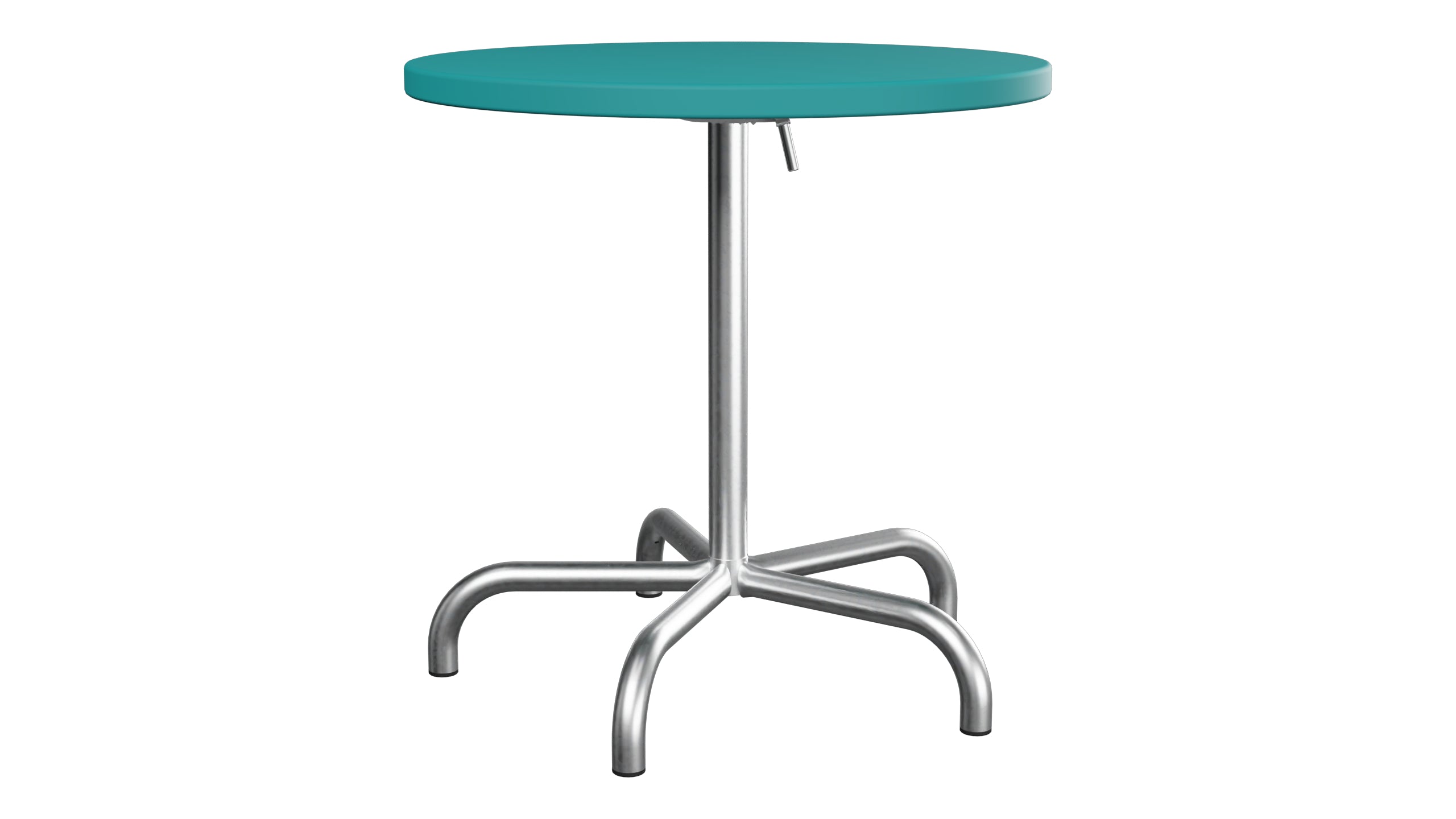 Säntis Metall-Gartentisch ø72 klappbar in Kaliblau präsentiert im Onlineshop von KAQTU Design AG. Gartentisch ist von Schaffner