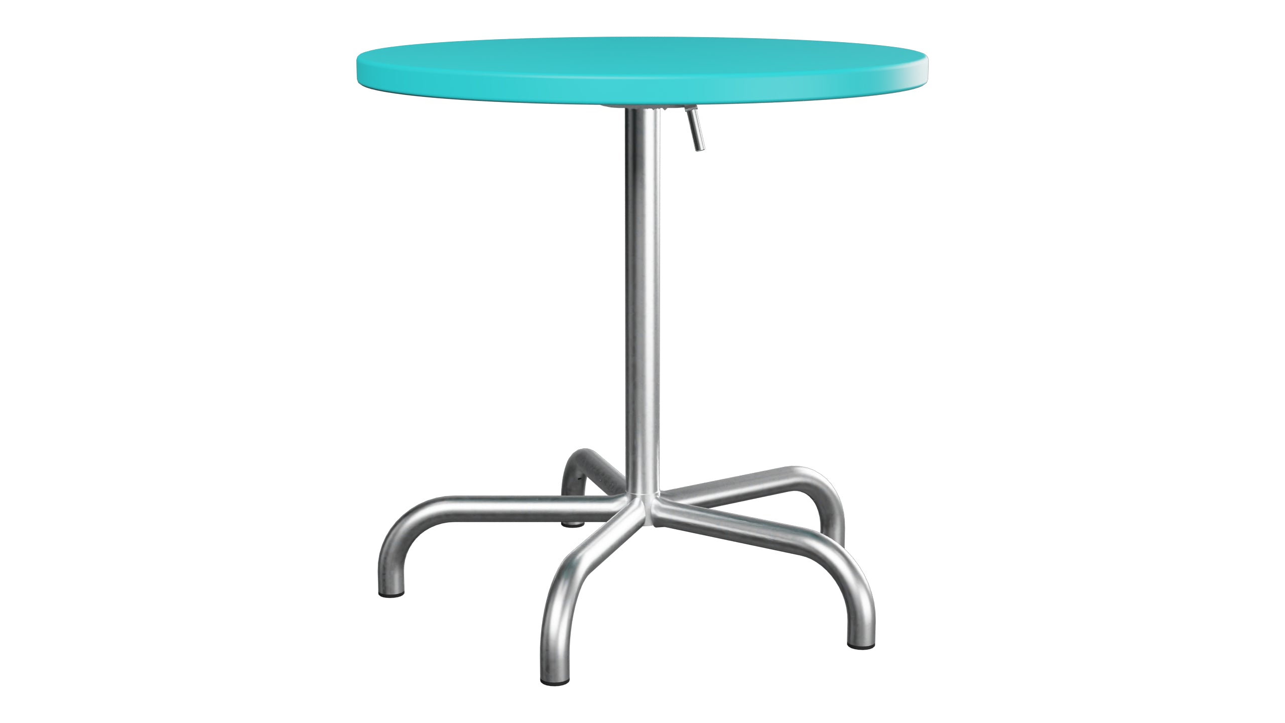Säntis Metall-Gartentisch ø72 klappbar in Türkis präsentiert im Onlineshop von KAQTU Design AG. Gartentisch ist von Schaffner