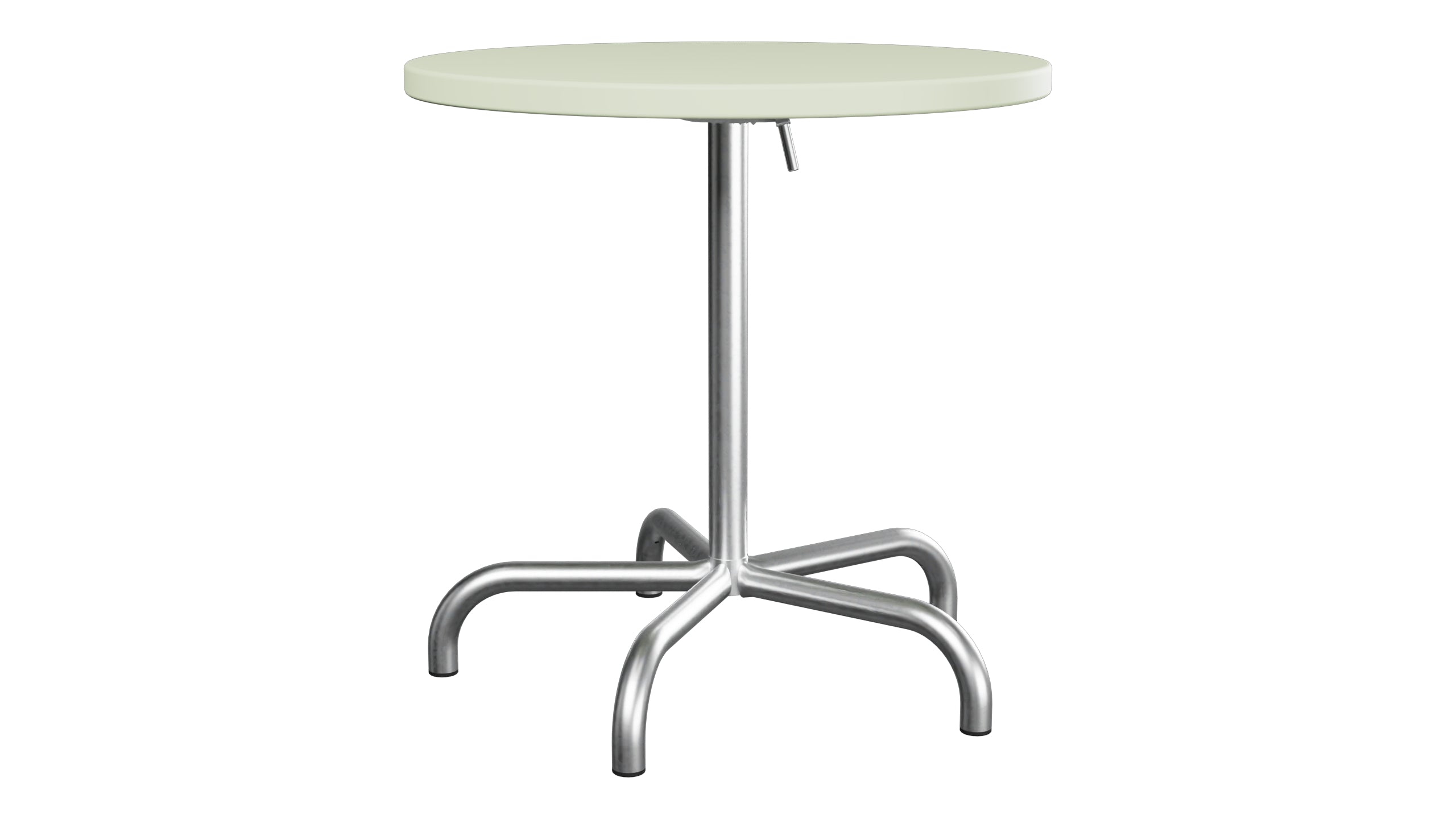 Säntis Metall-Gartentisch ø72 klappbar in Pastellgrün präsentiert im Onlineshop von KAQTU Design AG. Gartentisch ist von Schaffner