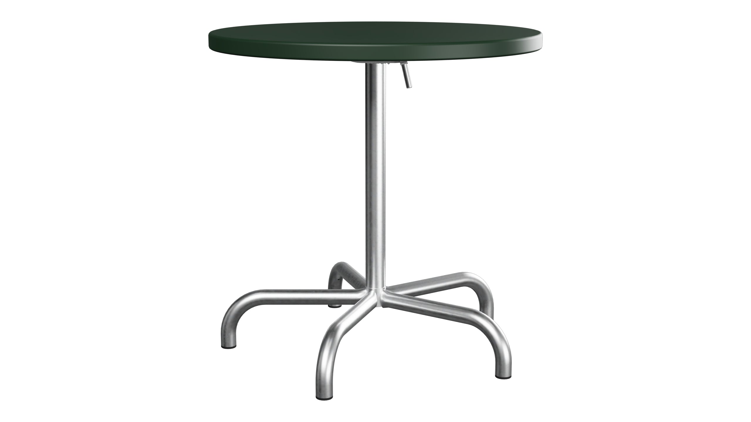Säntis Metall-Gartentisch ø72 klappbar in Tannengrün präsentiert im Onlineshop von KAQTU Design AG. Gartentisch ist von Schaffner