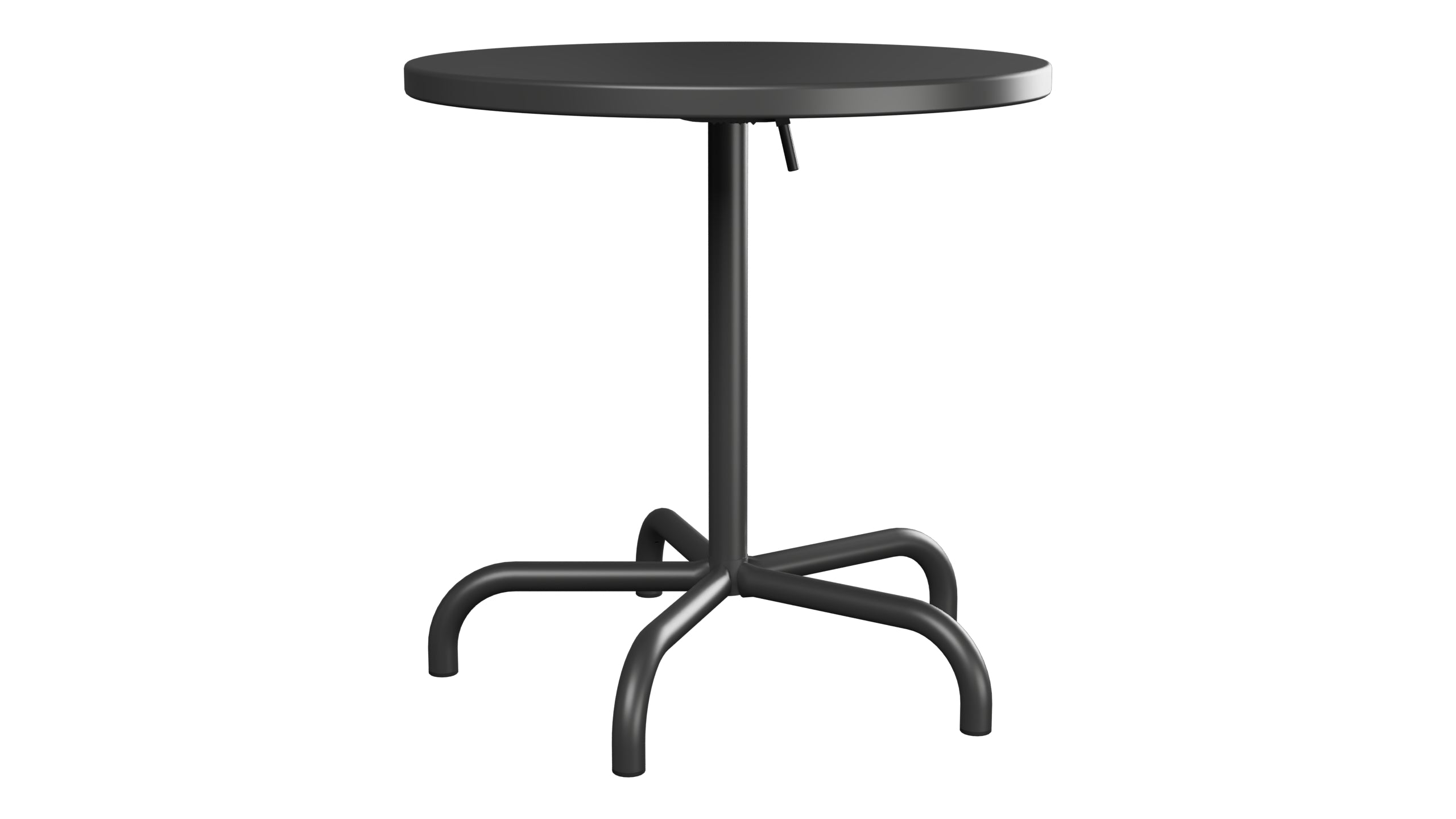Säntis Metall-Gartentisch ø72 klappbar in Anthrazit präsentiert im Onlineshop von KAQTU Design AG. Gartentisch ist von Schaffner