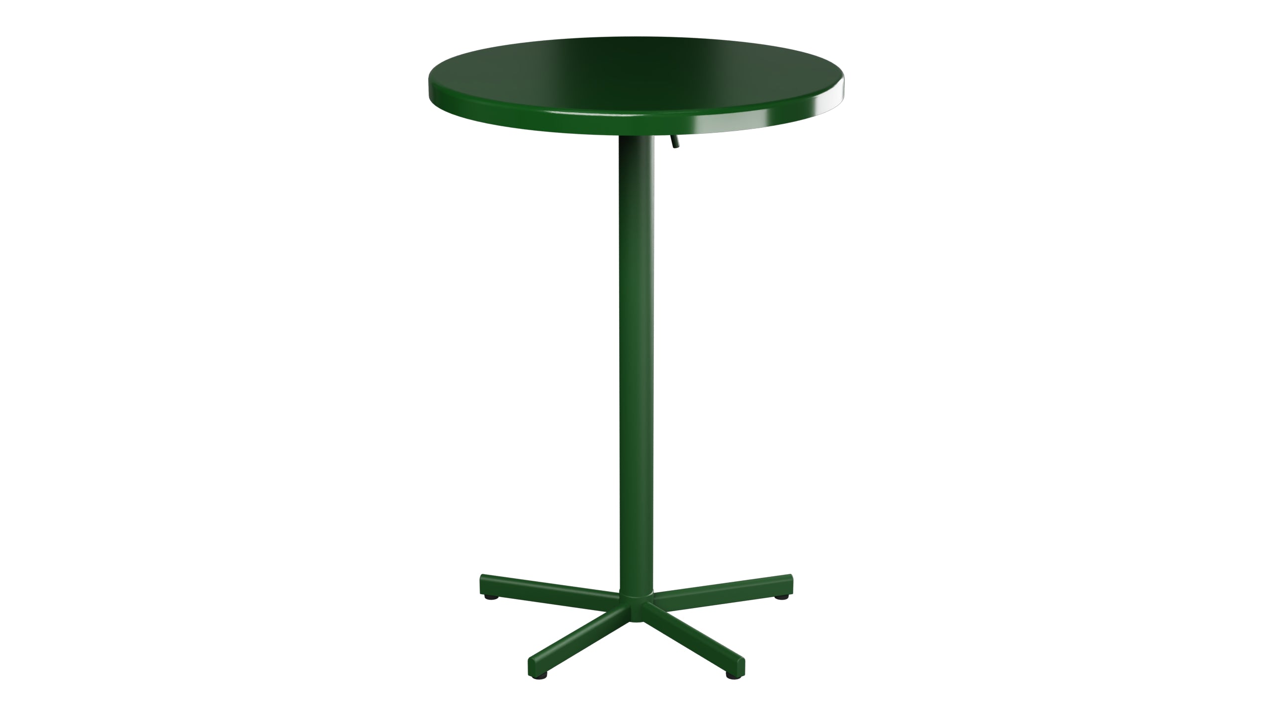 Bodensee Glasfaser-Stehtisch Outdoor ø75 / 110 klappbar in Tannengrün präsentiert im Onlineshop von KAQTU Design AG. Hochtisch Outdoor ist von Schaffner