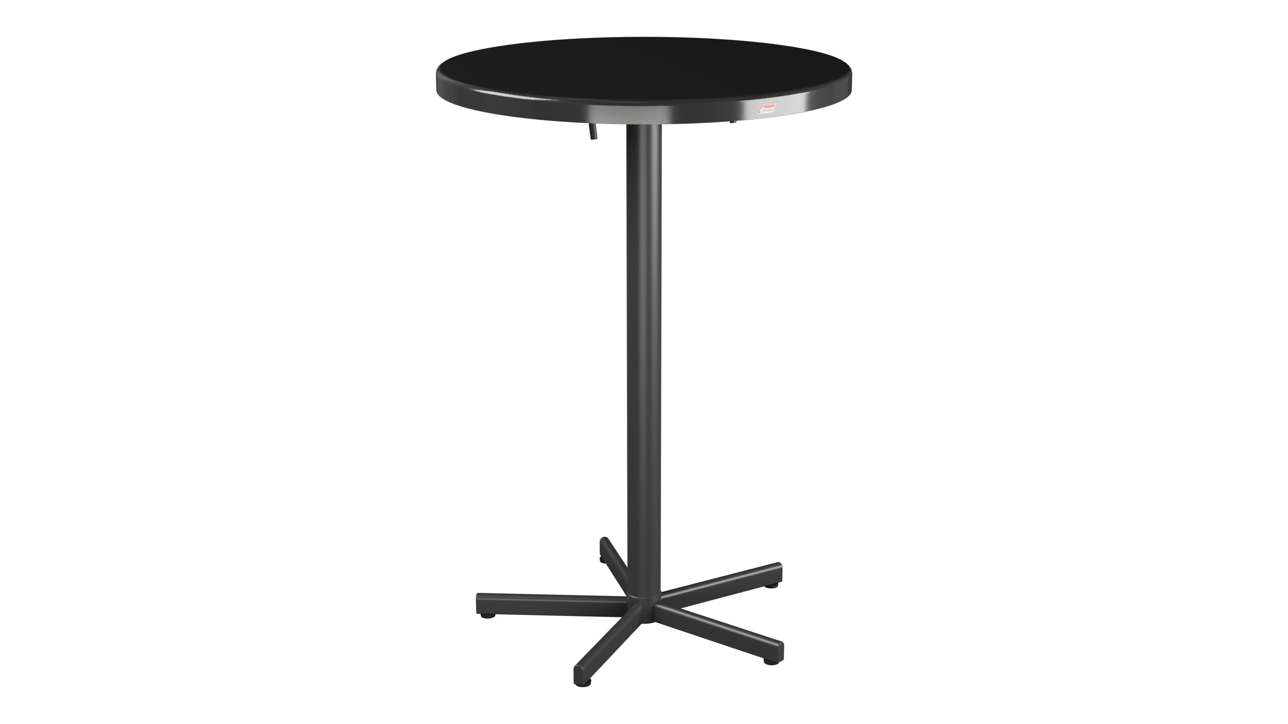 Bodensee Glasfaser-Stehtisch Outdoor ø75 / 110 klappbar in Anthrazit präsentiert im Onlineshop von KAQTU Design AG. Hochtisch Outdoor ist von Schaffner