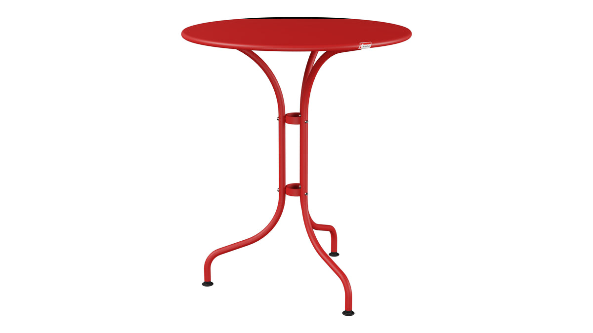 St. Moritz Metall-Gartentisch ø60 in Rot präsentiert im Onlineshop von KAQTU Design AG. Gartentisch ist von Schaffner