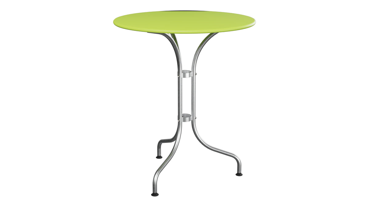 St. Moritz Metall-Gartentisch ø60 in Hellgrün präsentiert im Onlineshop von KAQTU Design AG. Gartentisch ist von Schaffner