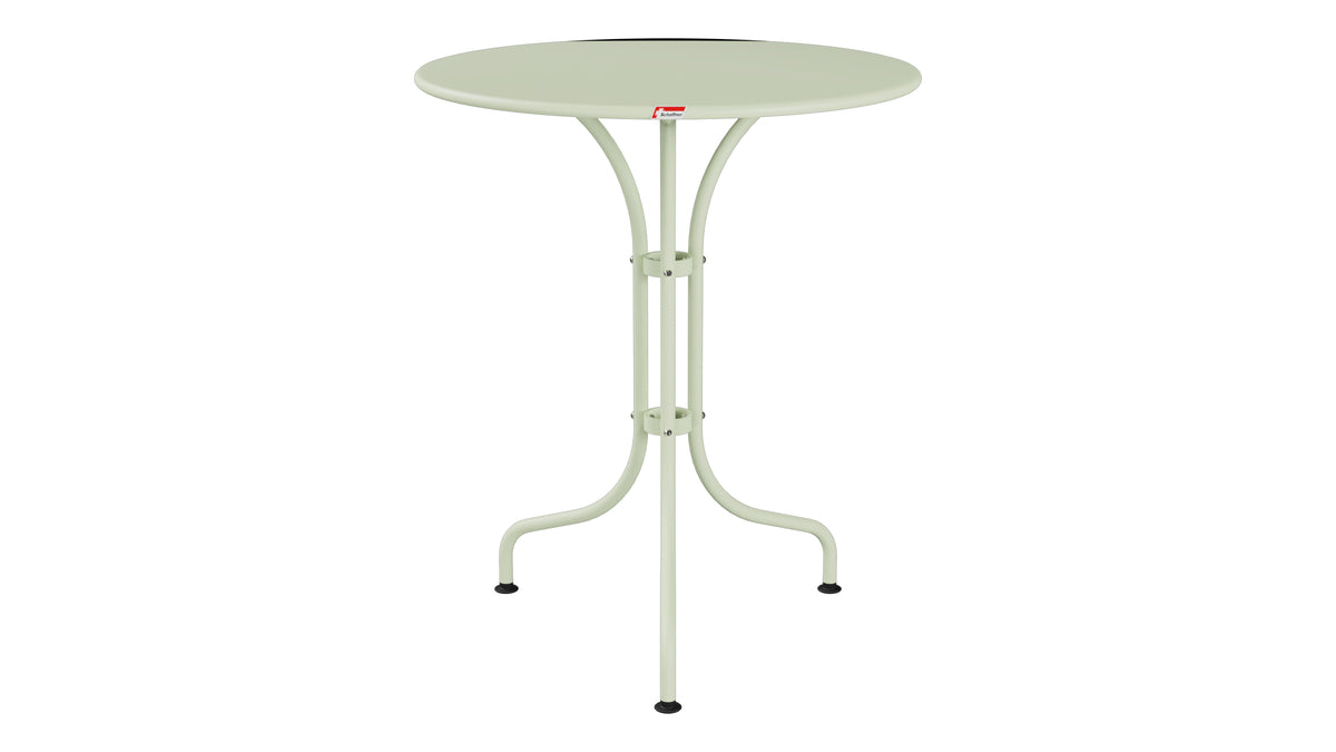 St. Moritz Metall-Gartentisch ø60 in Pastellgrün präsentiert im Onlineshop von KAQTU Design AG. Gartentisch ist von Schaffner