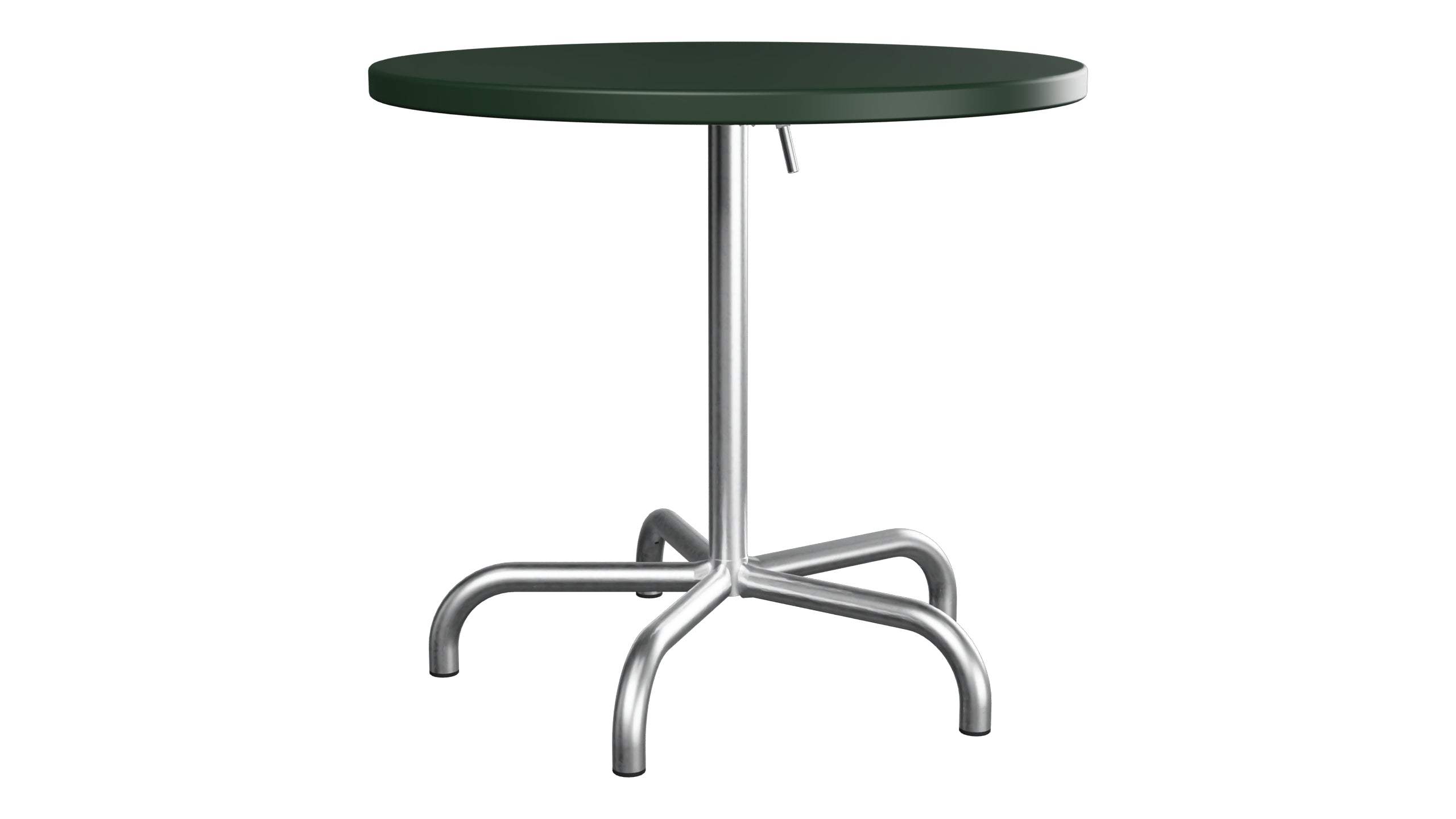 Säntis Metall-Gartentisch ø80 klappbar in Tannengrün präsentiert im Onlineshop von KAQTU Design AG. Gartentisch ist von Schaffner