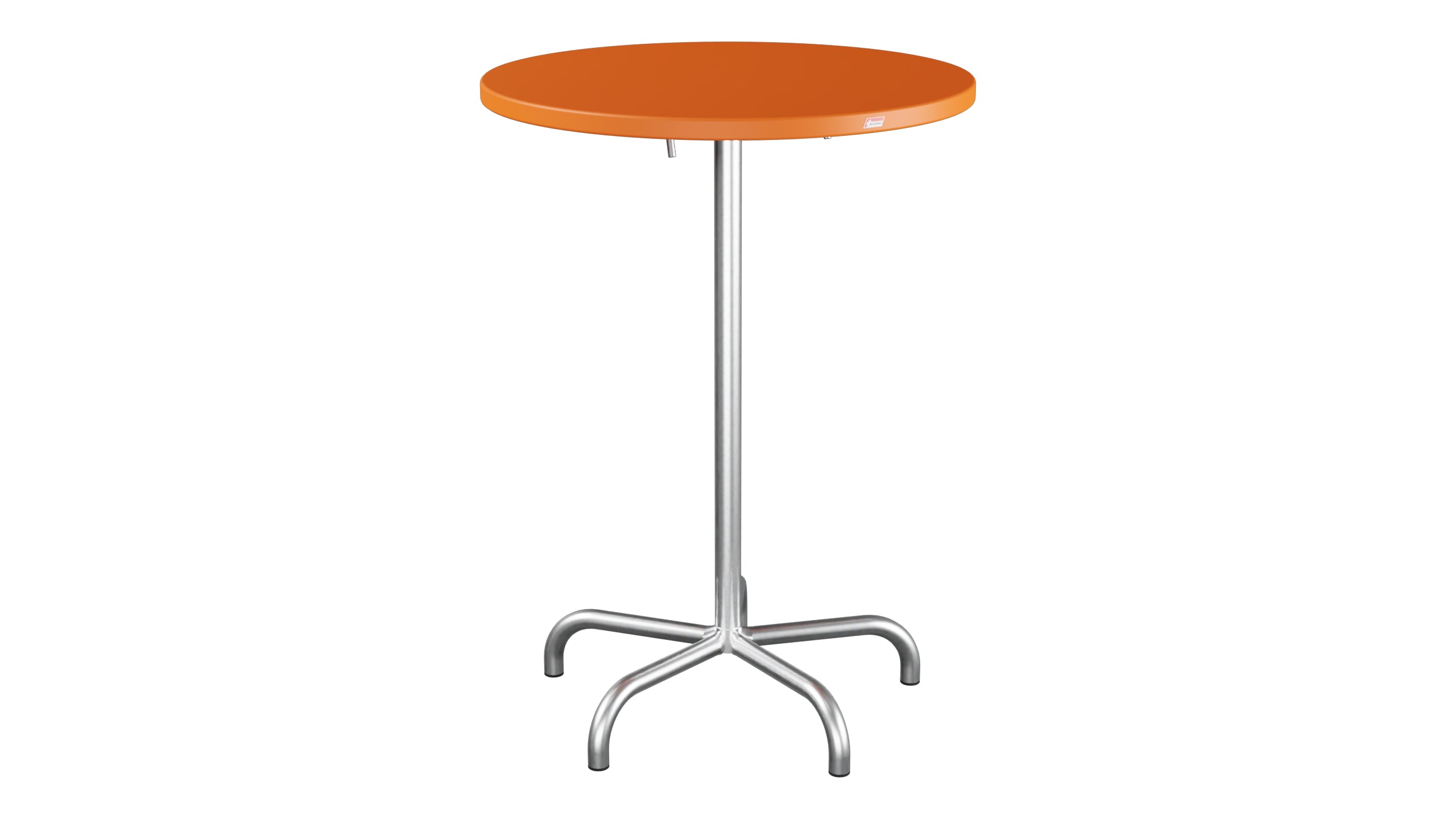 Table de bar en métal Säntis extérieur ø80/110 pliable
