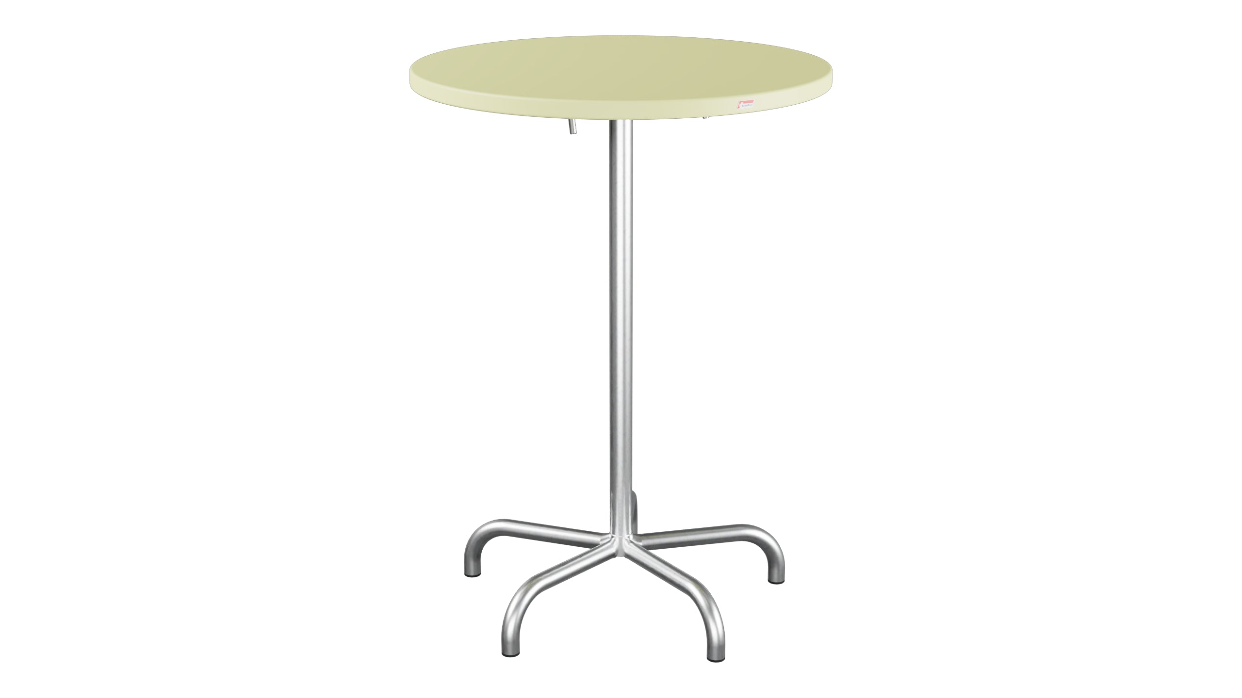 Table de bar en métal Säntis extérieur ø80/110 pliable