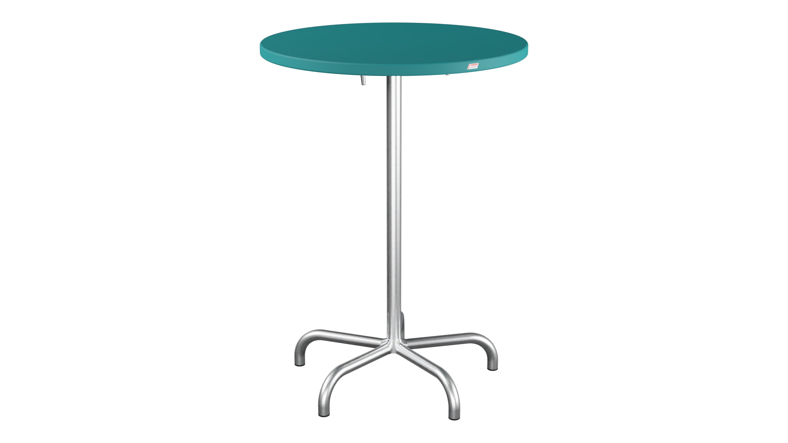 Table de bar en métal Säntis extérieur ø80/110 pliable