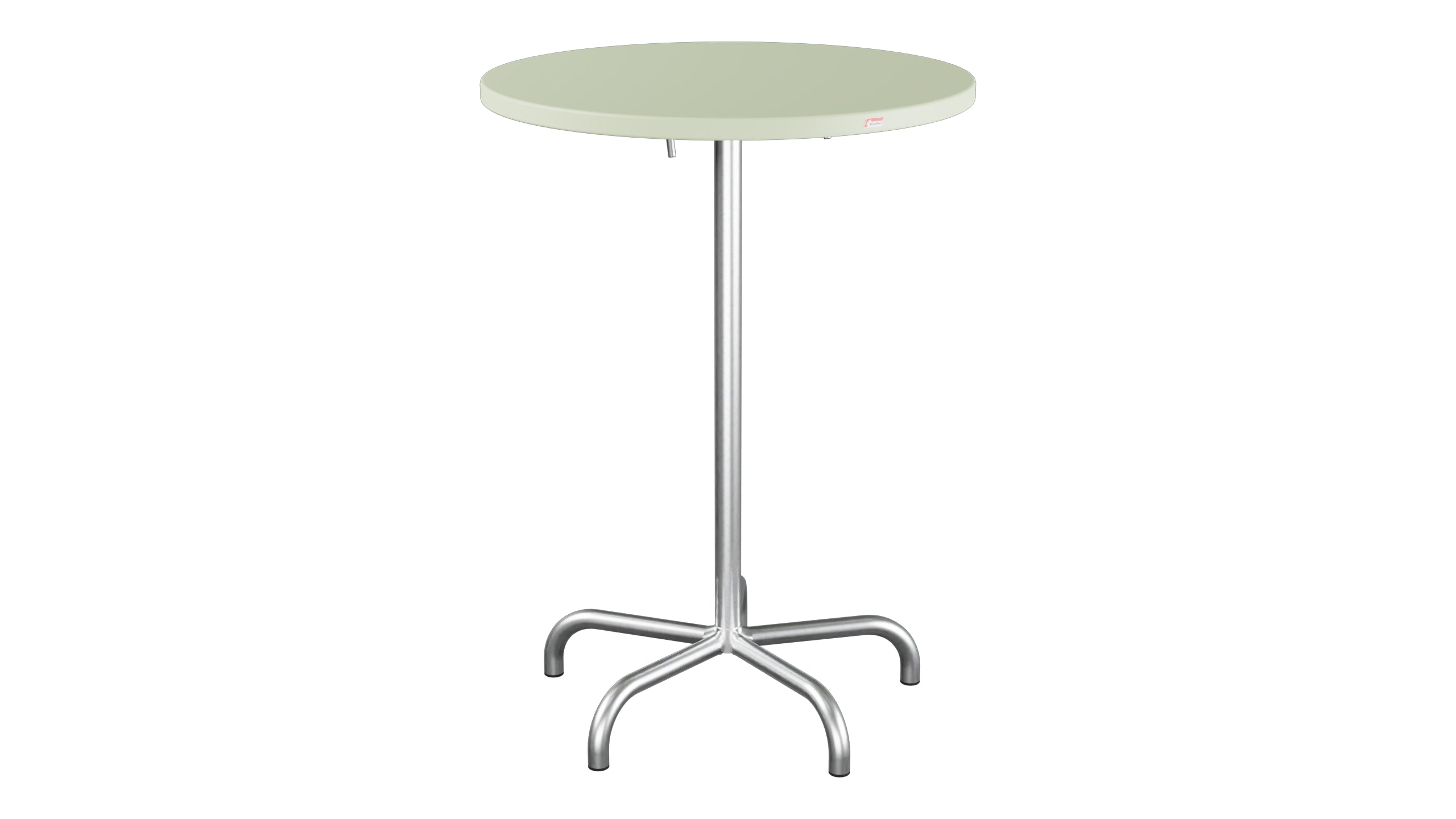 Table de bar en métal Säntis extérieur ø80/110 pliable