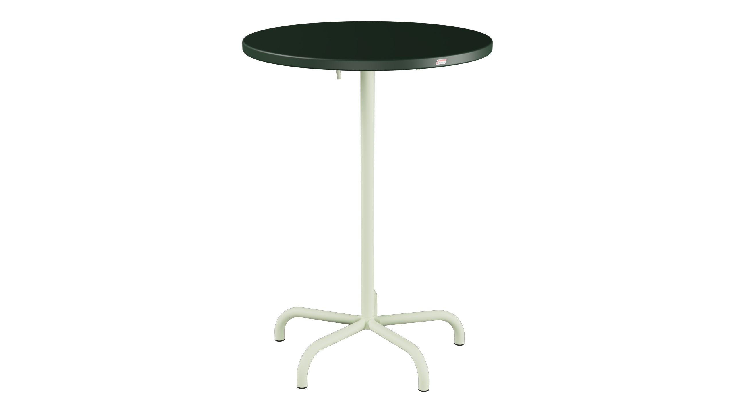 Table de bar en métal Säntis extérieur ø80/110 pliable