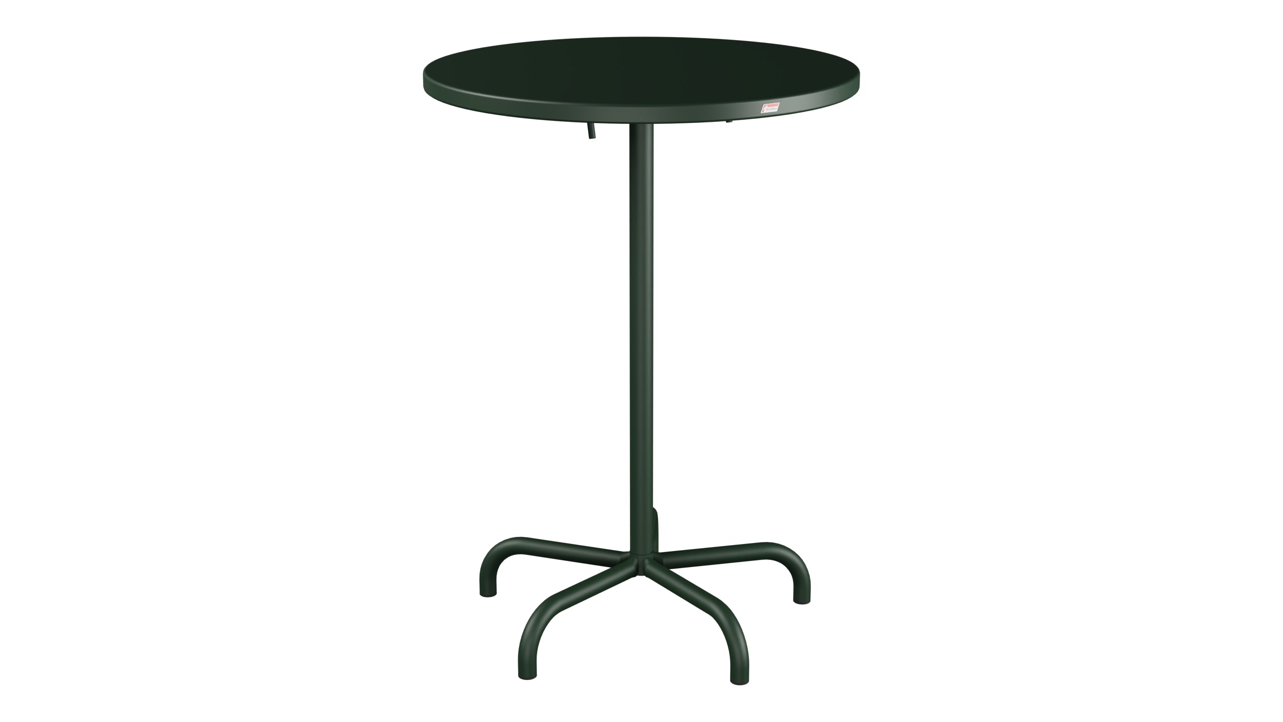 Table de bar en métal Säntis extérieur ø80/110 pliable