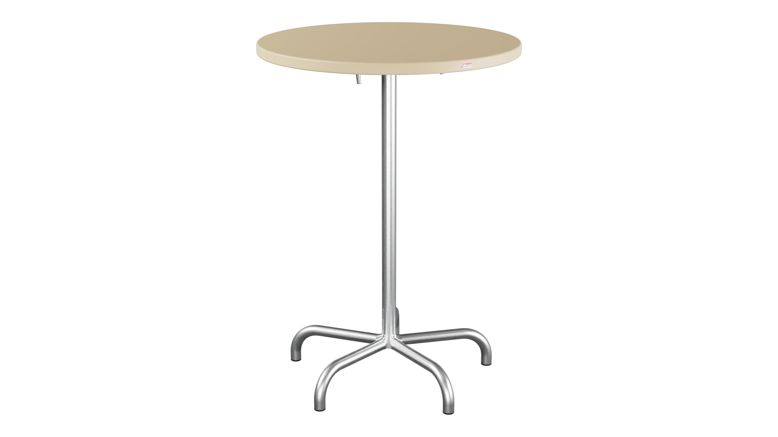 Table de bar en métal Säntis extérieur ø80/110 pliable