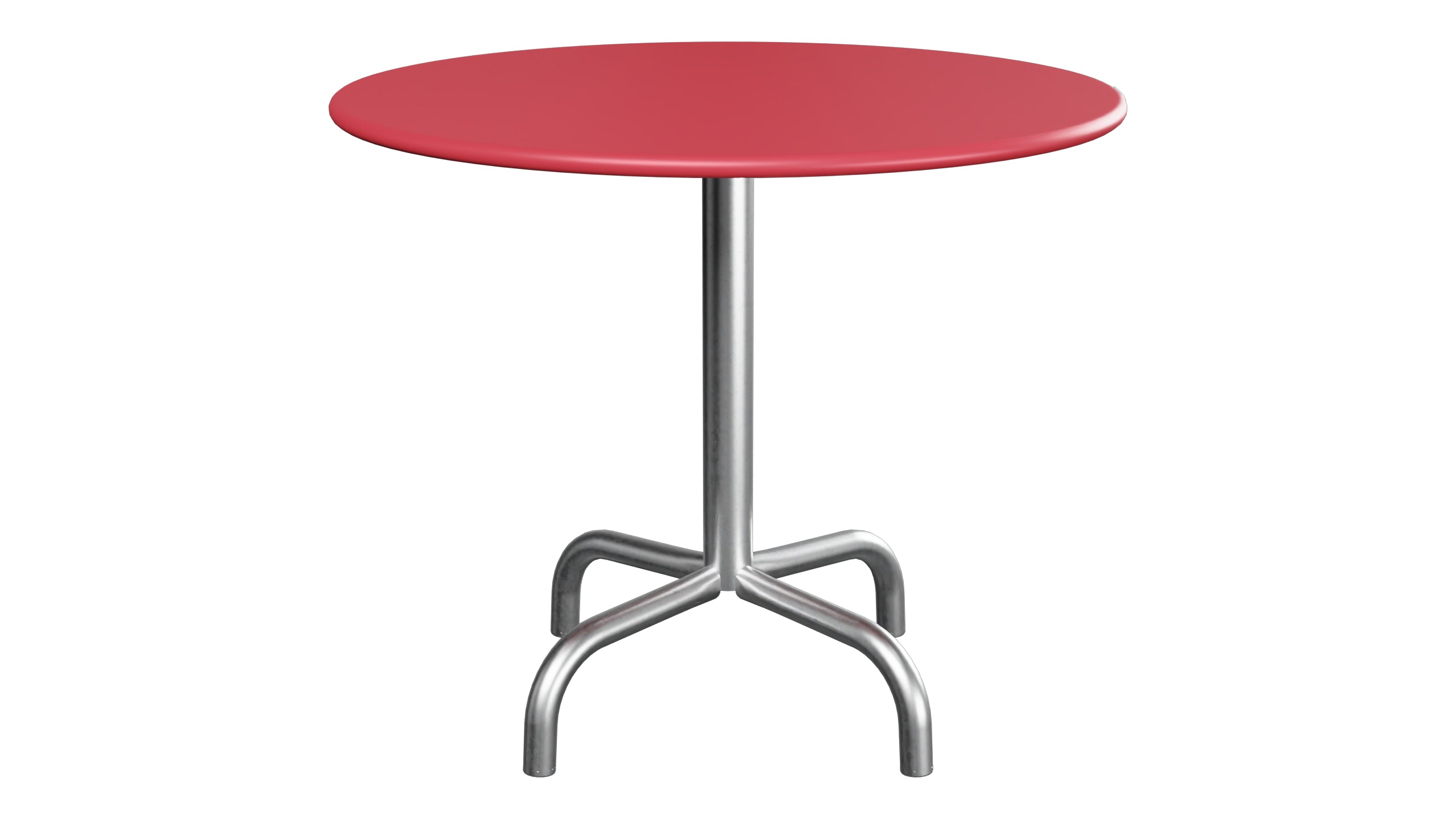 Rigi Metall-Beistelltisch Outdoor ø60 / 50 in Ahornrot präsentiert im Onlineshop von KAQTU Design AG. Beistelltisch Outdoor ist von Schaffner