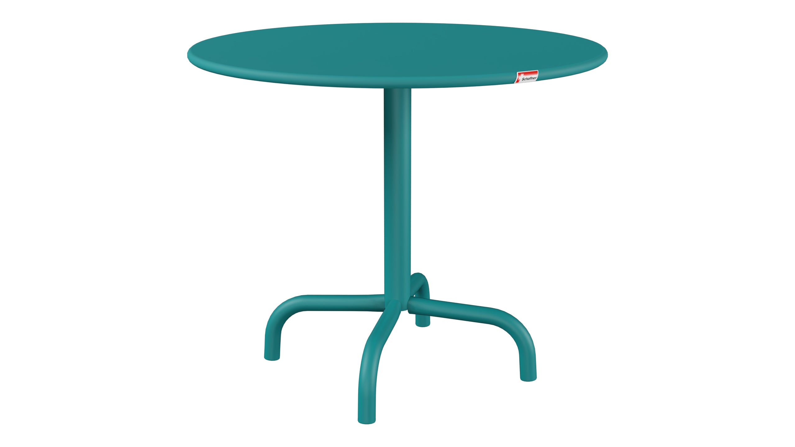Rigi Metall-Beistelltisch Outdoor ø60 / 50 in Kaliblau präsentiert im Onlineshop von KAQTU Design AG. Beistelltisch Outdoor ist von Schaffner