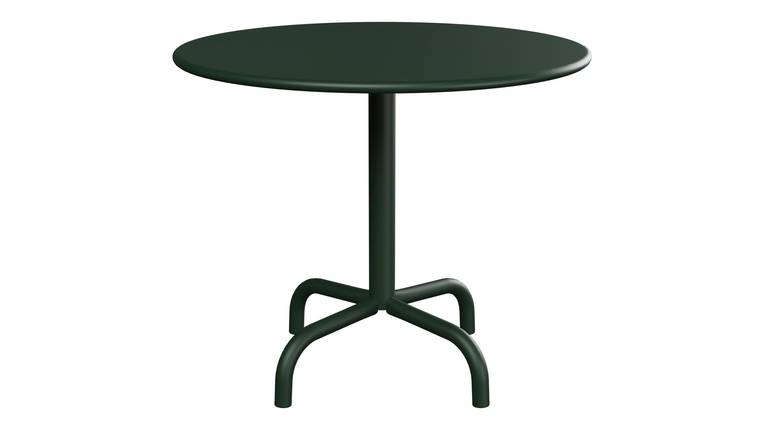 Rigi Metall-Beistelltisch Outdoor ø60 / 50 in Tannengrün präsentiert im Onlineshop von KAQTU Design AG. Beistelltisch Outdoor ist von Schaffner