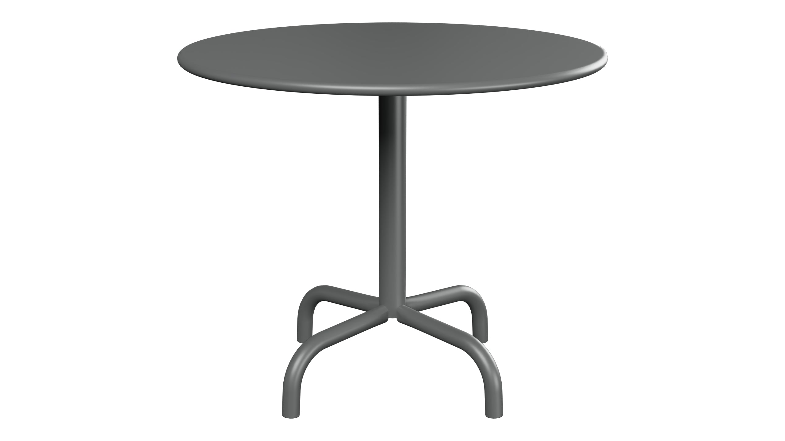 Rigi Metall-Beistelltisch Outdoor ø60 / 50 in Graphit präsentiert im Onlineshop von KAQTU Design AG. Beistelltisch Outdoor ist von Schaffner
