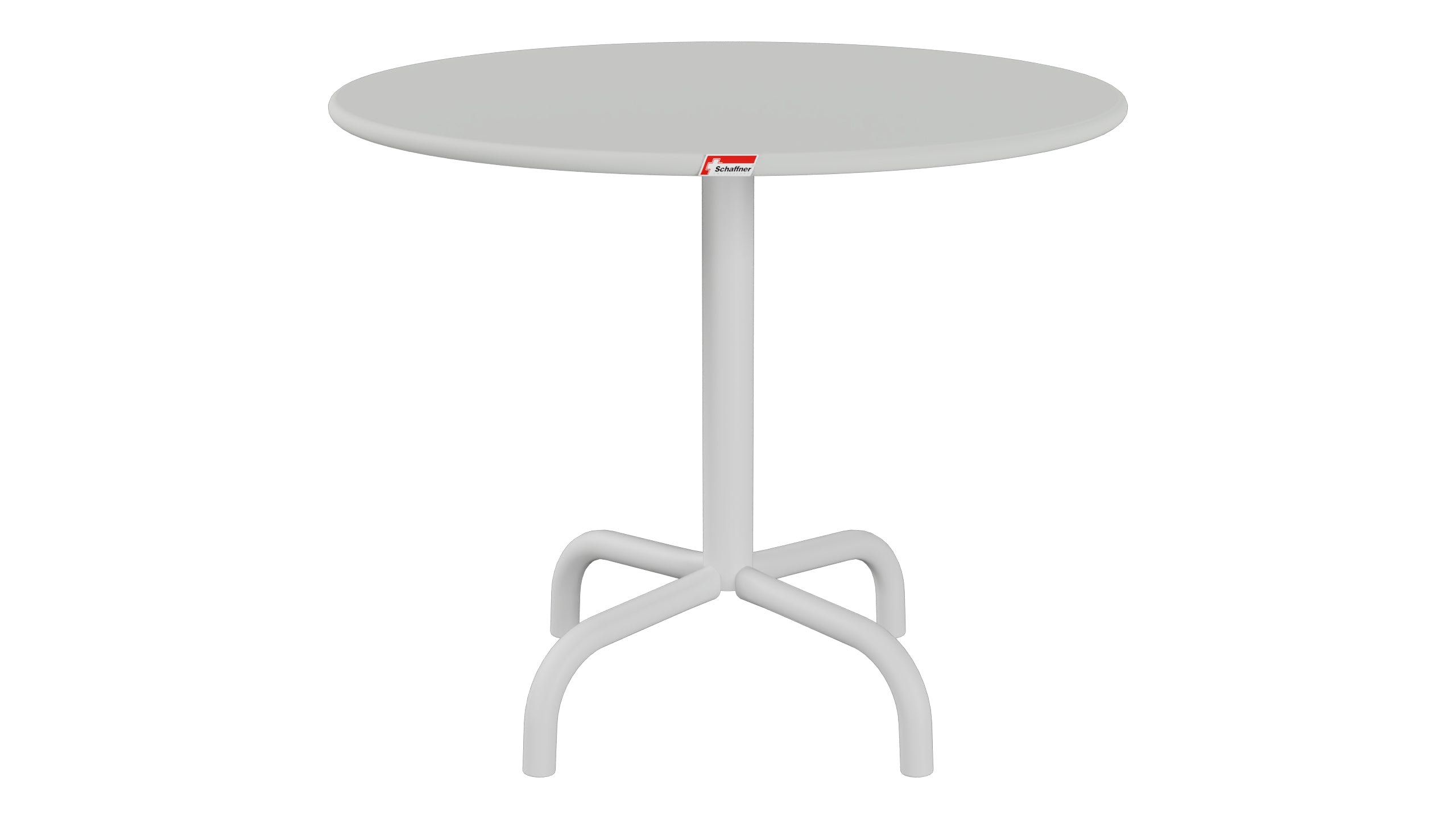 Rigi Metall-Beistelltisch Outdoor ø60 / 50 in Alusilber präsentiert im Onlineshop von KAQTU Design AG. Beistelltisch Outdoor ist von Schaffner
