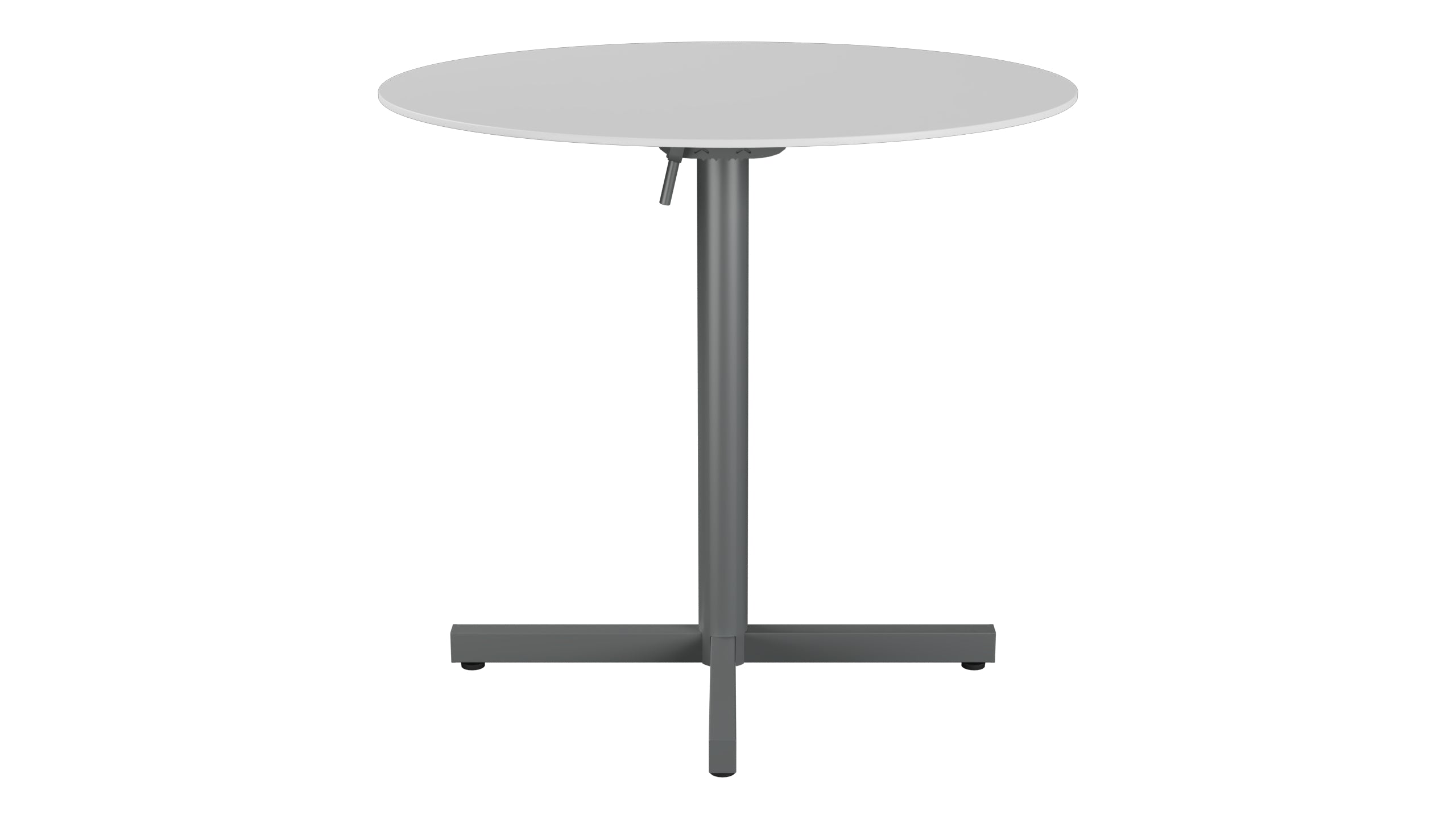 Luzern Glasfaser-Gartentisch Decor ø80 klappbar in Weiss präsentiert im Onlineshop von KAQTU Design AG. Gartentisch ist von Schaffner