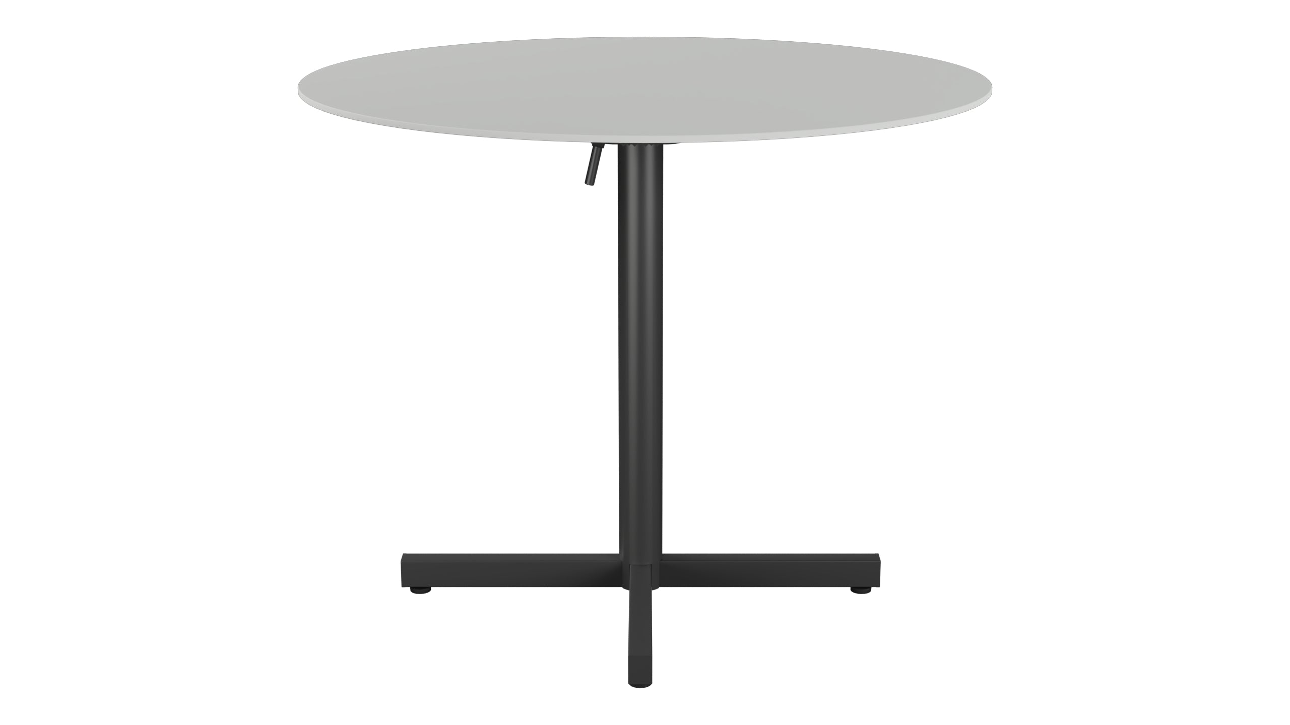 Luzern Glasfaser-Gartentisch Decor ø90 klappbar in Alusilber präsentiert im Onlineshop von KAQTU Design AG. Gartentisch ist von Schaffner