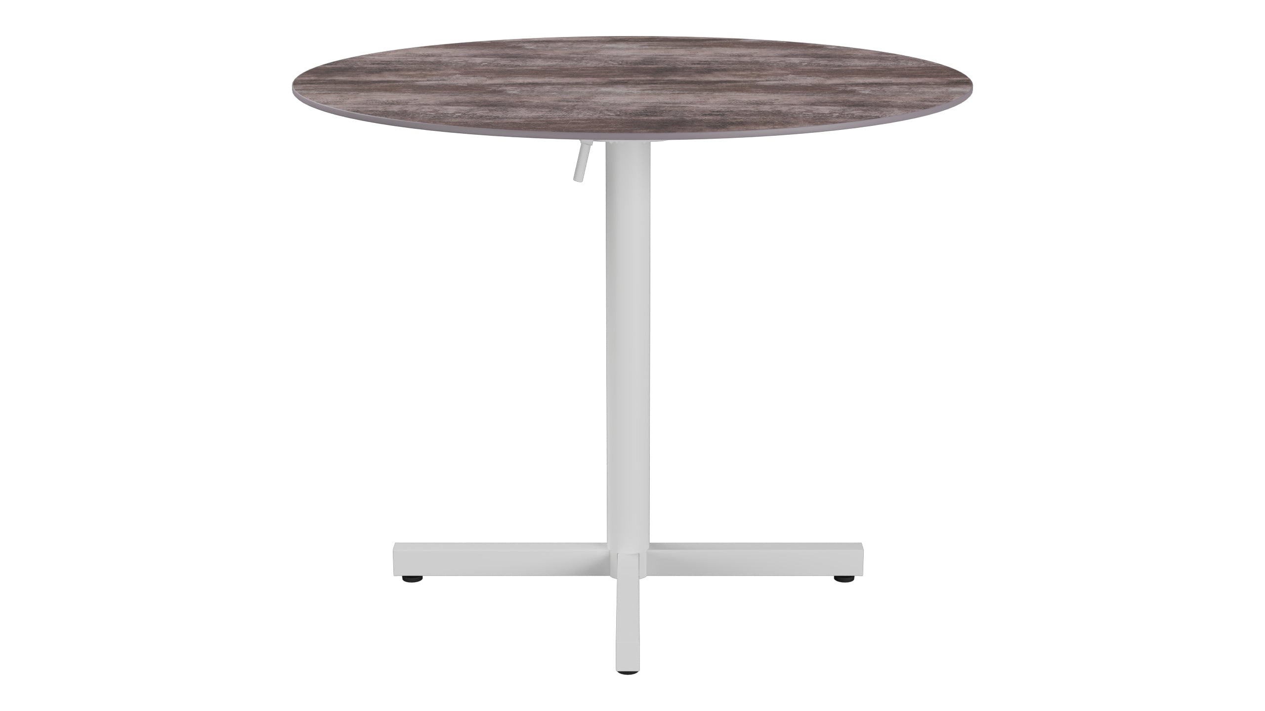 Luzern Glasfaser-Gartentisch Decor ø90 klappbar in Stromboli dunkel präsentiert im Onlineshop von KAQTU Design AG. Gartentisch ist von Schaffner