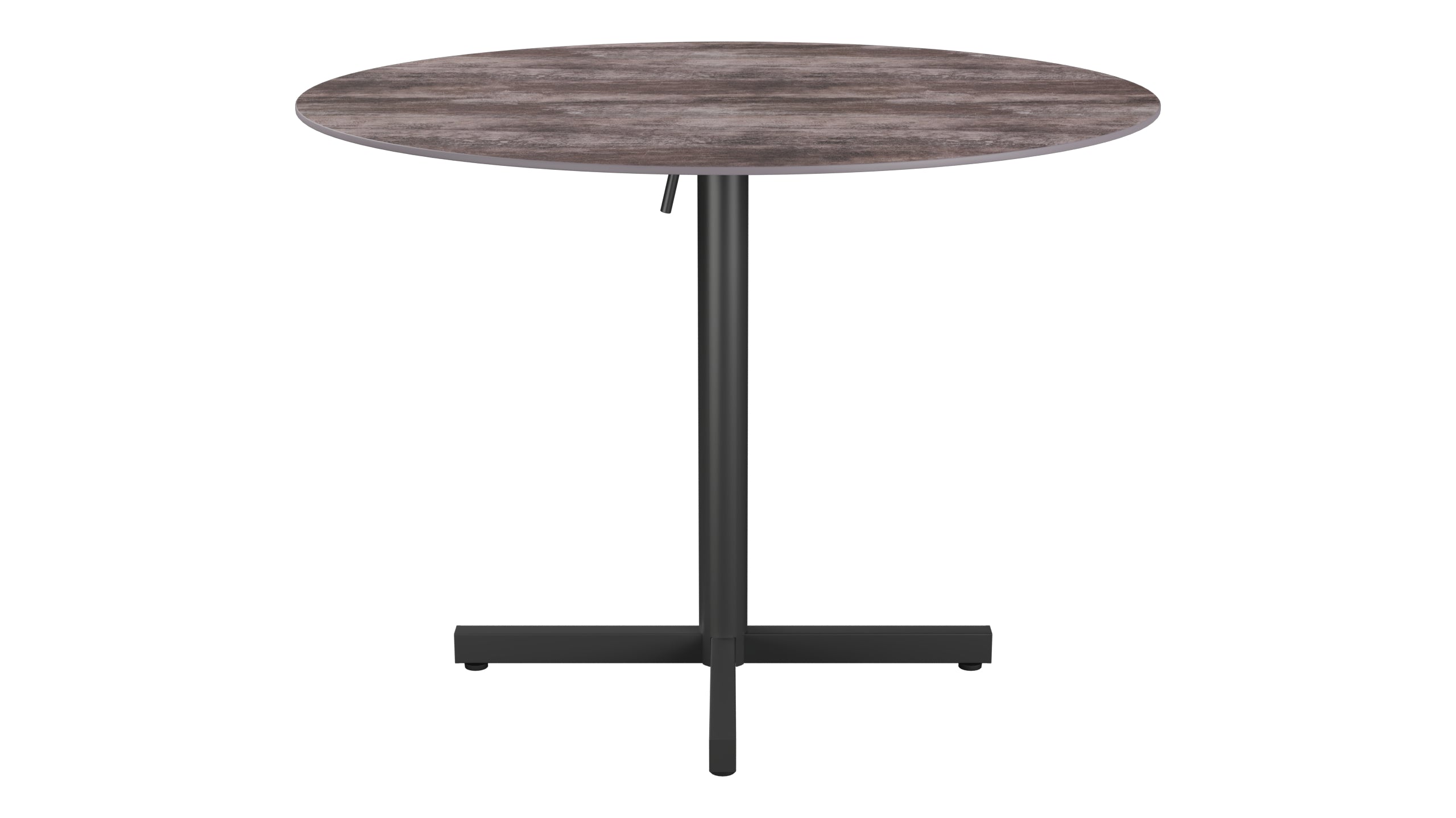 Luzern Glasfaser-Gartentisch Decor ø100 klappbar in Stromboli dunkel präsentiert im Onlineshop von KAQTU Design AG. Gartentisch ist von Schaffner