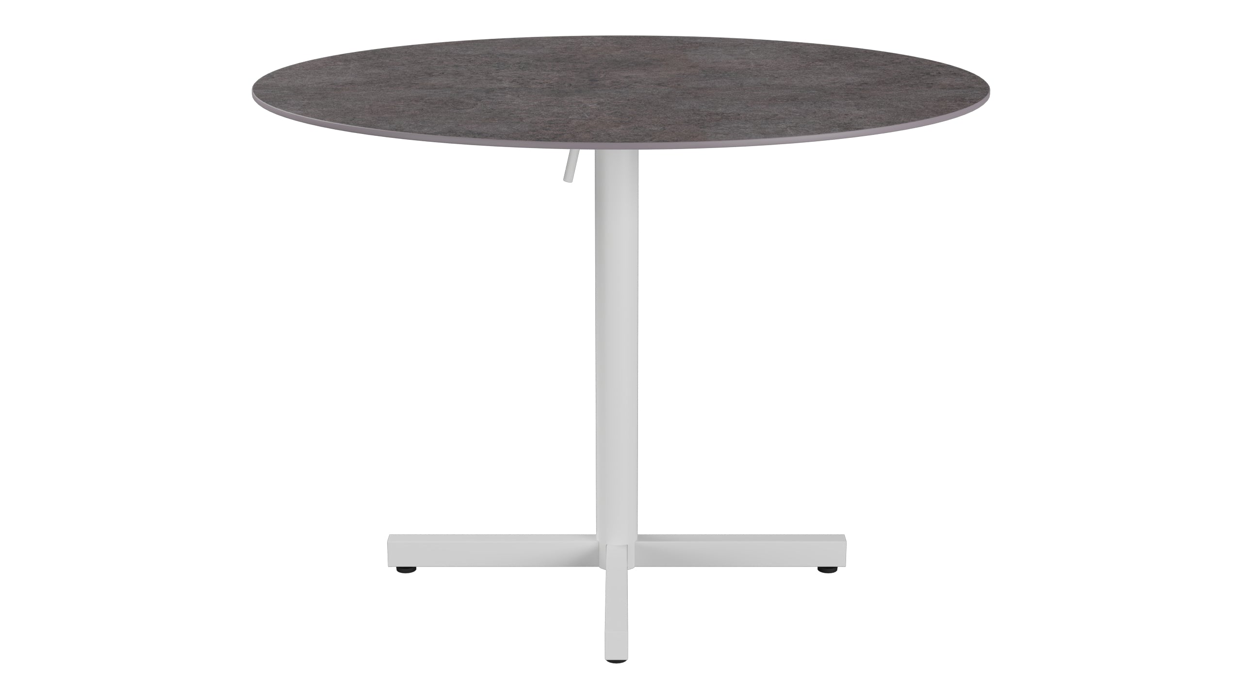 Luzern Glasfaser-Gartentisch Decor ø100 klappbar in Cooperfield präsentiert im Onlineshop von KAQTU Design AG. Gartentisch ist von Schaffner