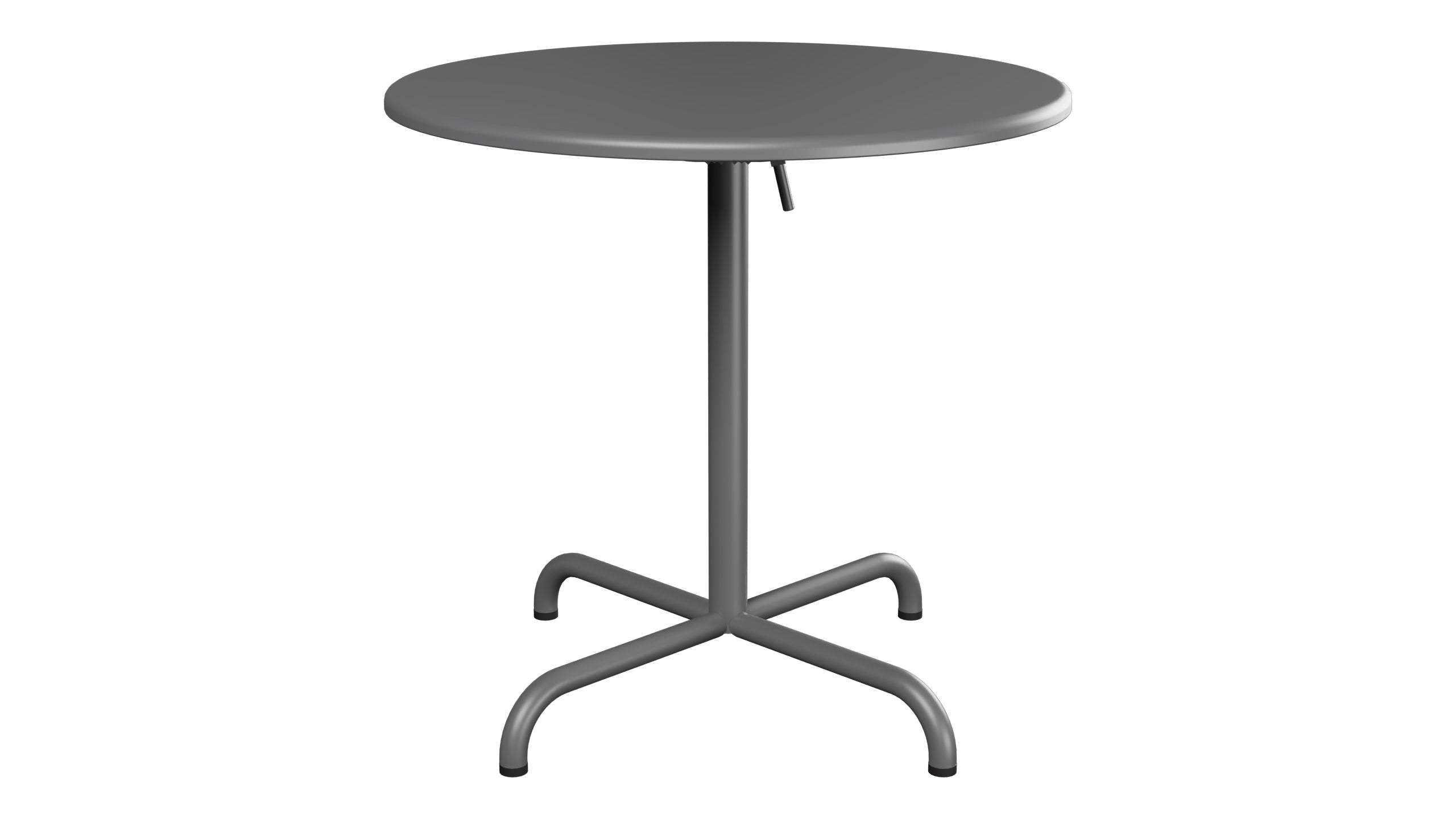 Davos Glasfaser-Gartentisch ø75 klappbar in Graphit präsentiert im Onlineshop von KAQTU Design AG. Gartentisch ist von Schaffner