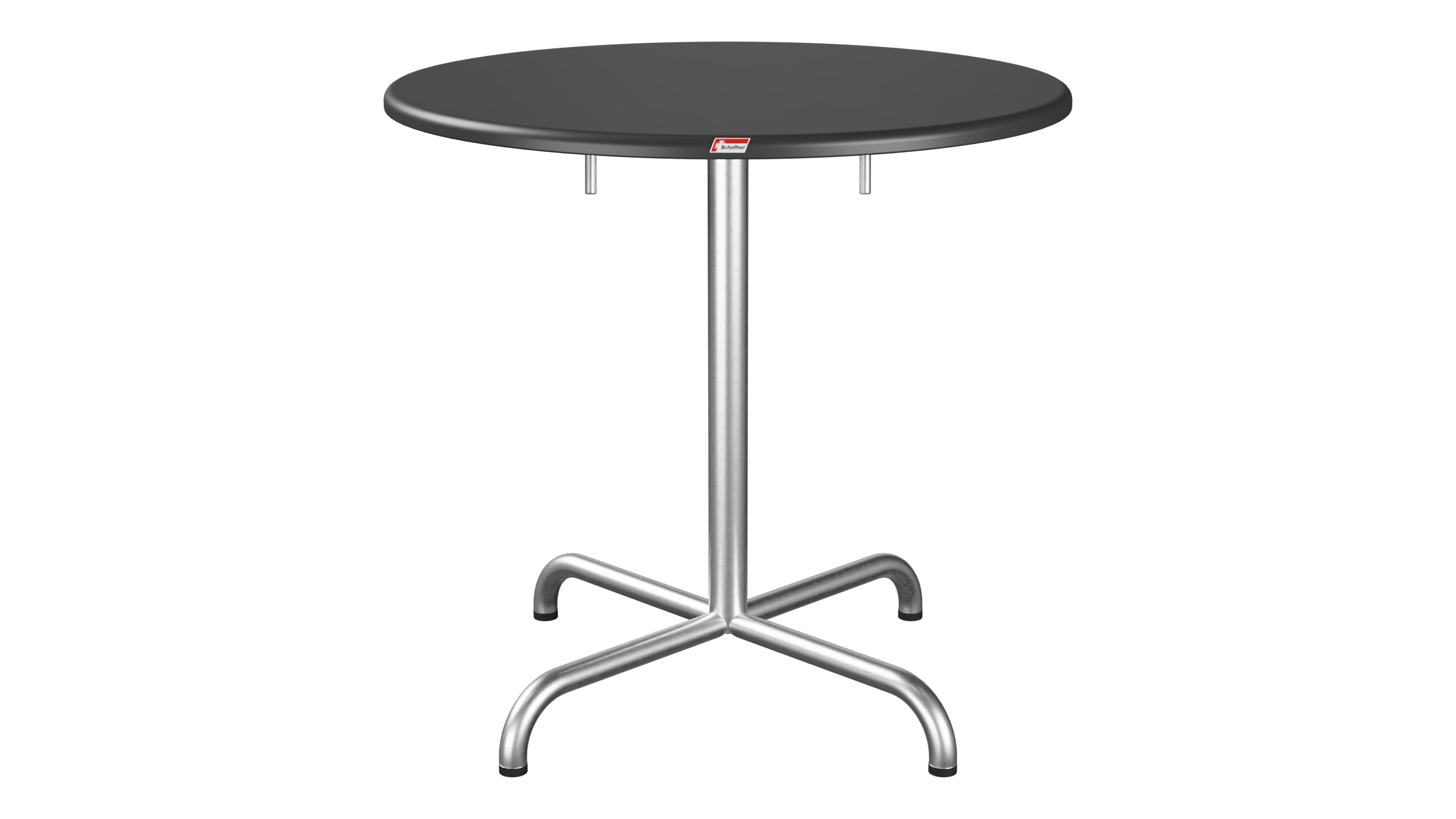 Davos Glasfaser-Gartentisch ø75 klappbar in Anthrazit präsentiert im Onlineshop von KAQTU Design AG. Gartentisch ist von Schaffner
