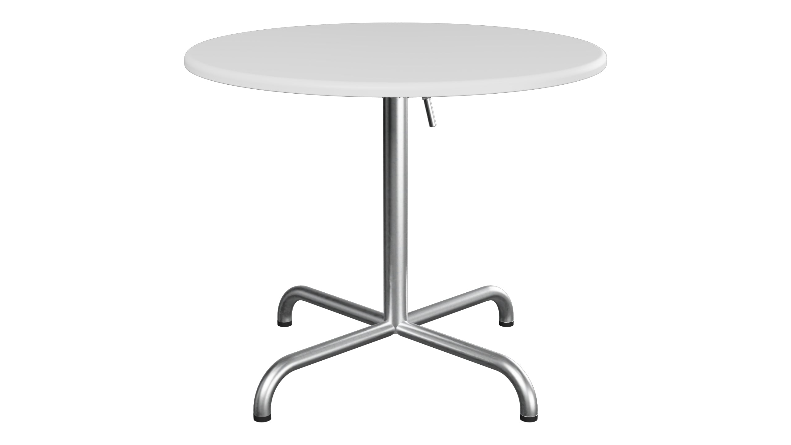 Davos Glasfaser-Salontisch ø75 / 62 klappbar in Weiss präsentiert im Onlineshop von KAQTU Design AG. Beistelltisch Outdoor ist von Schaffner