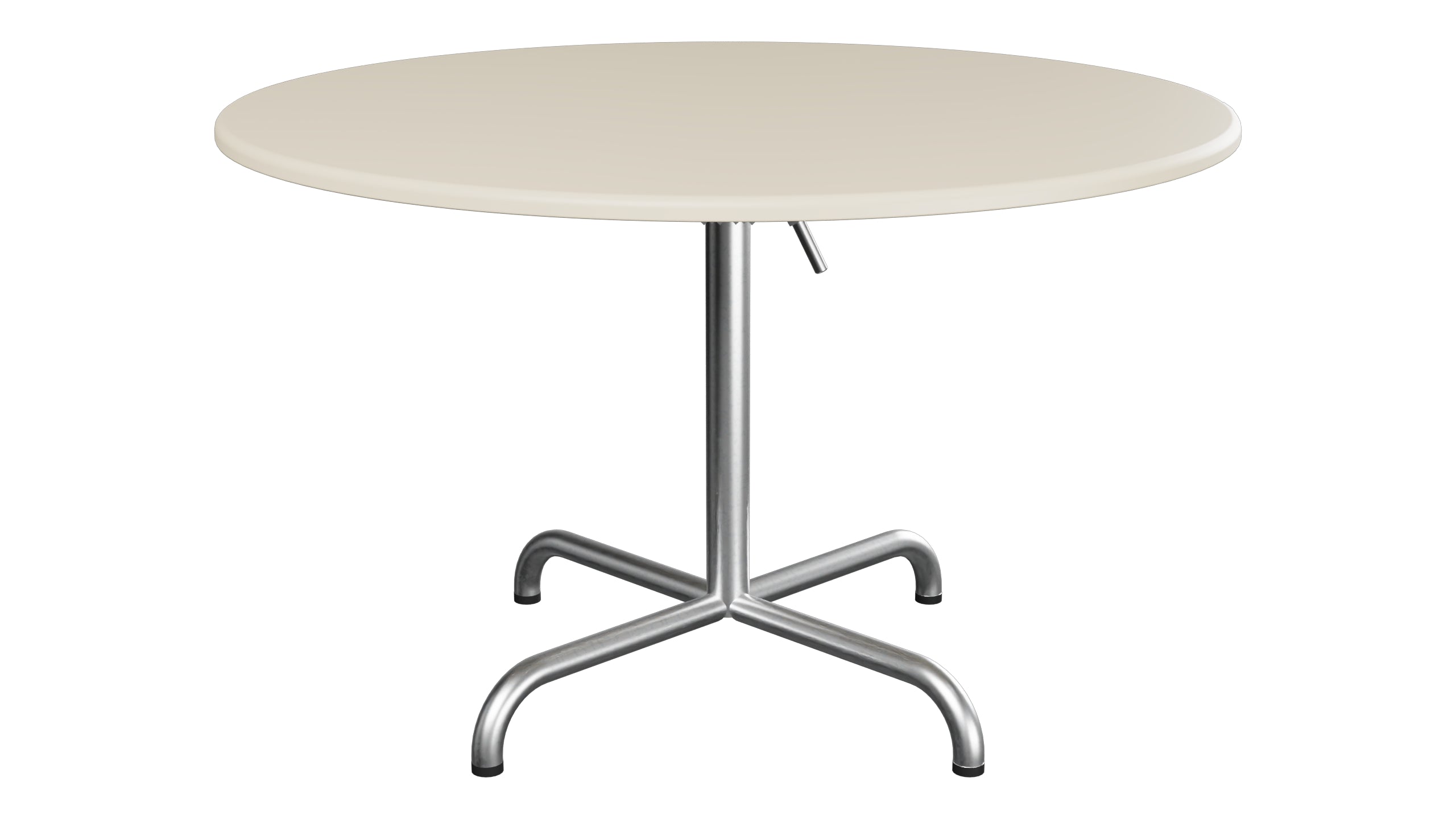 Davos Glasfaser-Salontisch ø100 / 62 klappbar in Pastellsand präsentiert im Onlineshop von KAQTU Design AG. Beistelltisch Outdoor ist von Schaffner
