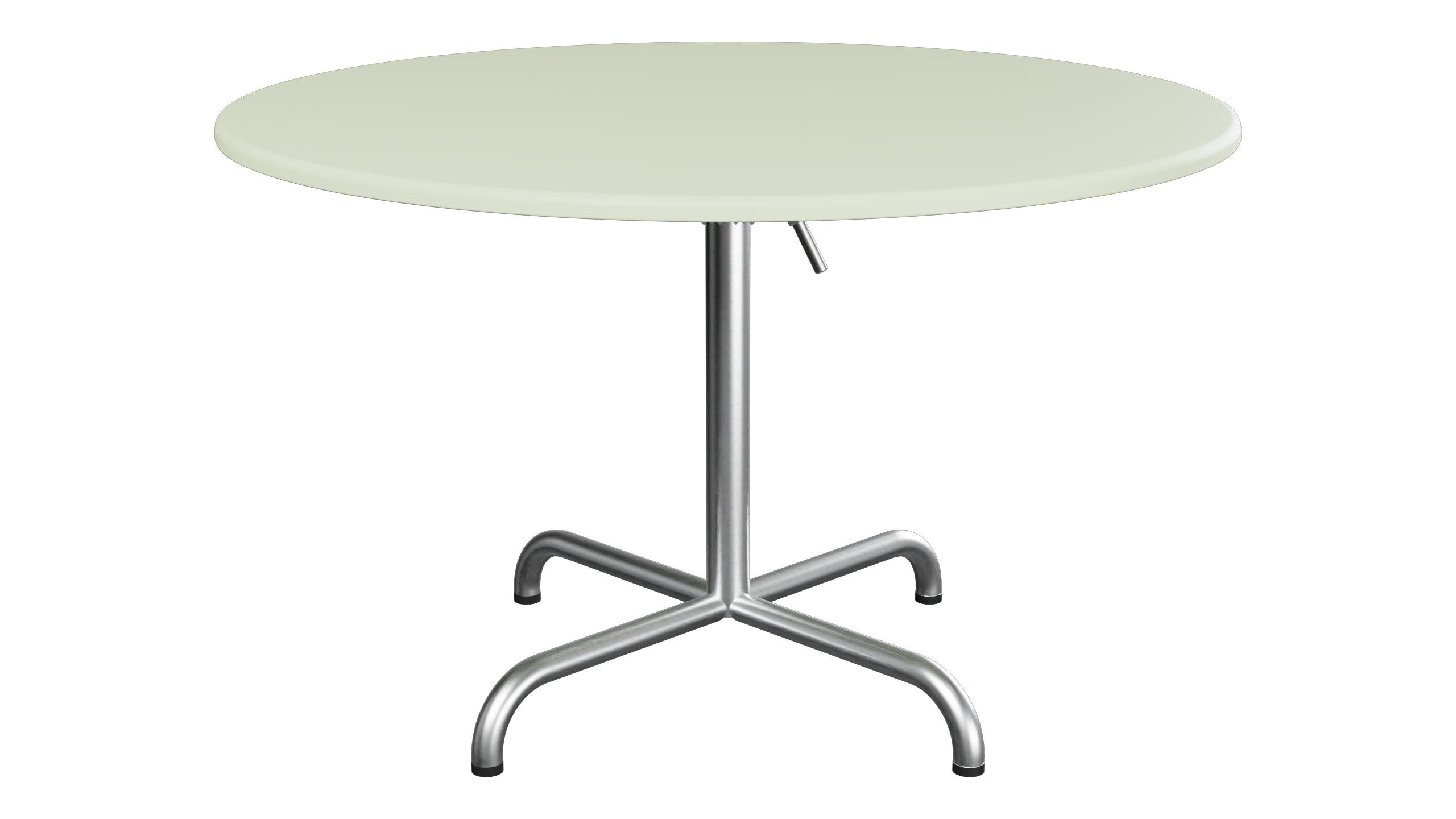 Davos Glasfaser-Salontisch ø100 / 62 klappbar in Pastellgrün präsentiert im Onlineshop von KAQTU Design AG. Beistelltisch Outdoor ist von Schaffner