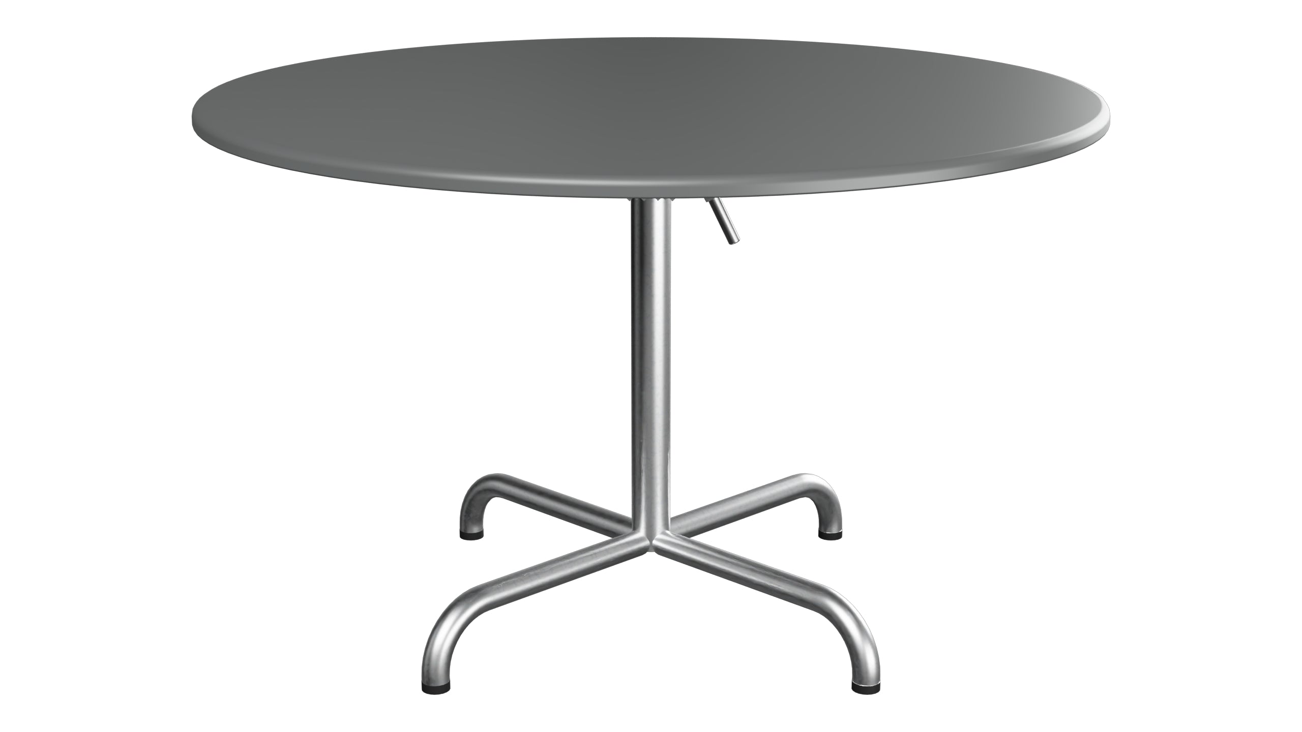 Davos Glasfaser-Salontisch ø100 / 62 klappbar in Graphit präsentiert im Onlineshop von KAQTU Design AG. Beistelltisch Outdoor ist von Schaffner