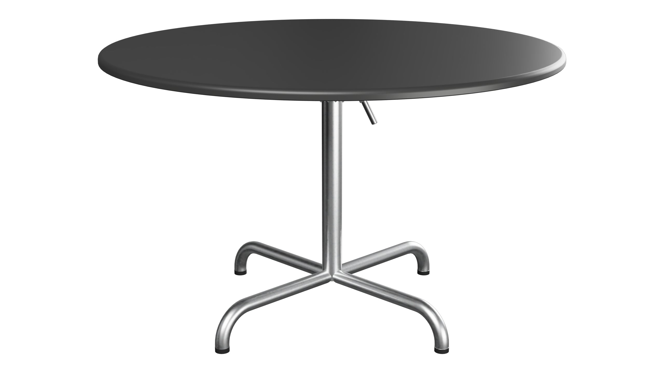 Davos Glasfaser-Salontisch ø100 / 62 klappbar in Anthrazit präsentiert im Onlineshop von KAQTU Design AG. Beistelltisch Outdoor ist von Schaffner
