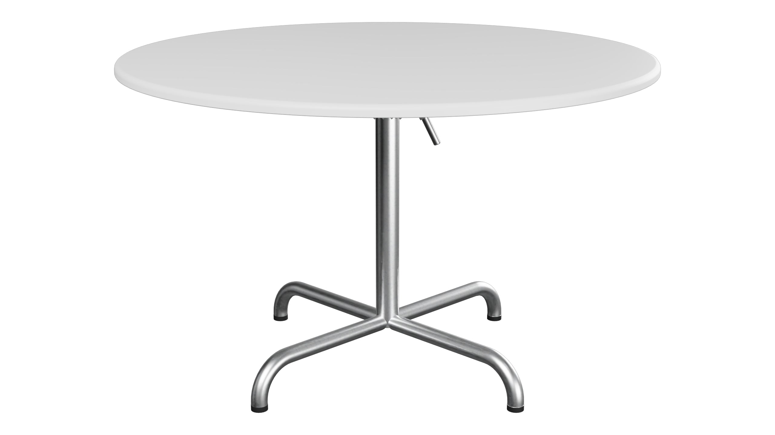 Davos Glasfaser-Salontisch ø100 / 62 klappbar in Weiss präsentiert im Onlineshop von KAQTU Design AG. Beistelltisch Outdoor ist von Schaffner