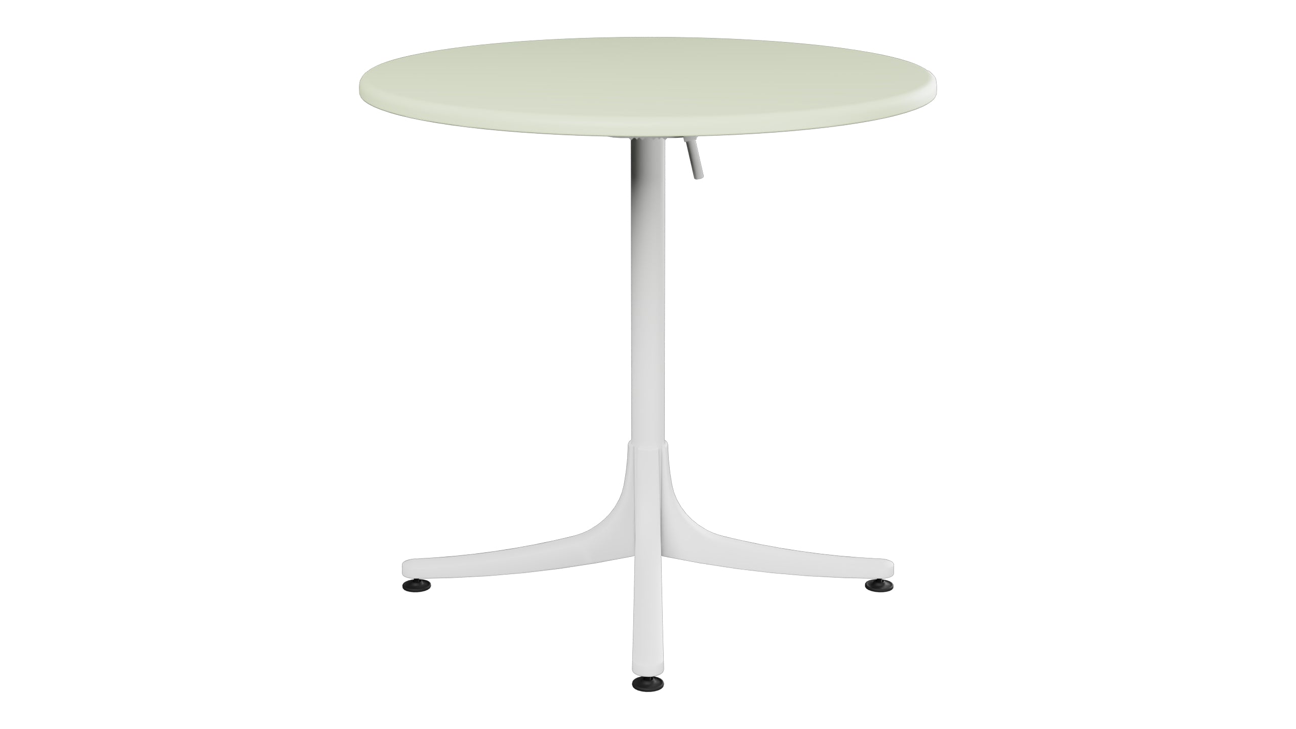 Schaffhausen Glasfaser-Gartentisch ø75 klappbar in Pastellgrün präsentiert im Onlineshop von KAQTU Design AG. Gartentisch ist von Schaffner