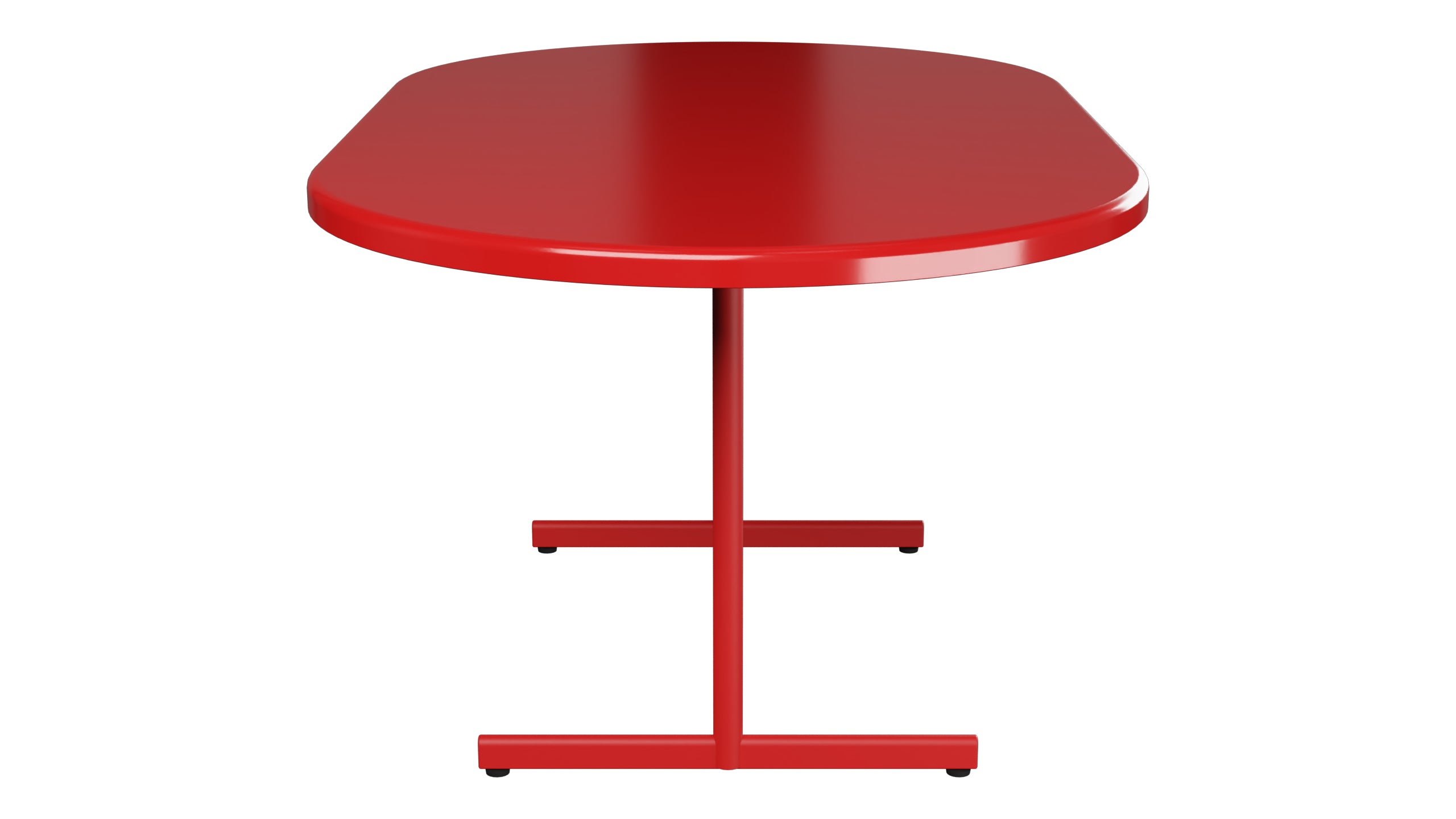Bodensee Glasfaser-Gartentisch 160x95 oval klappbar in Rot präsentiert im Onlineshop von KAQTU Design AG. Gartentisch ist von Schaffner