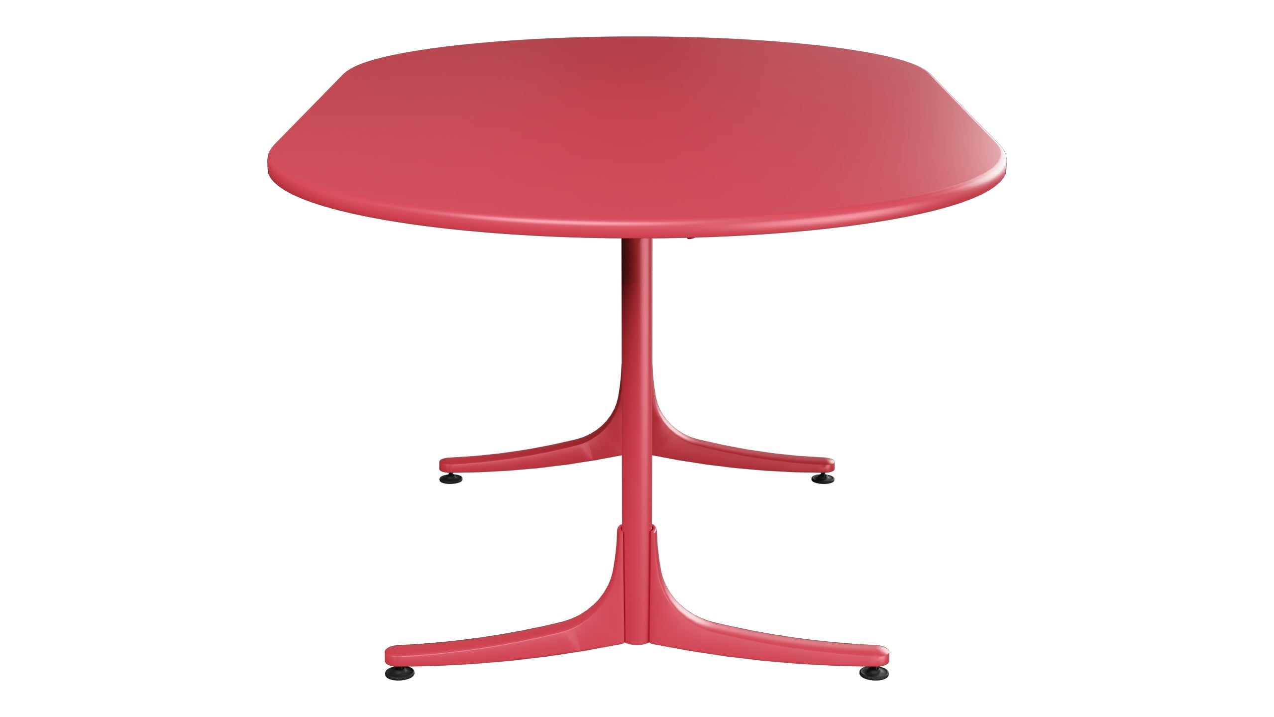 Schaffhausen Glasfaser-Gartentisch 160x95 oval klappbar in Ahornrot präsentiert im Onlineshop von KAQTU Design AG. Gartentisch ist von Schaffner
