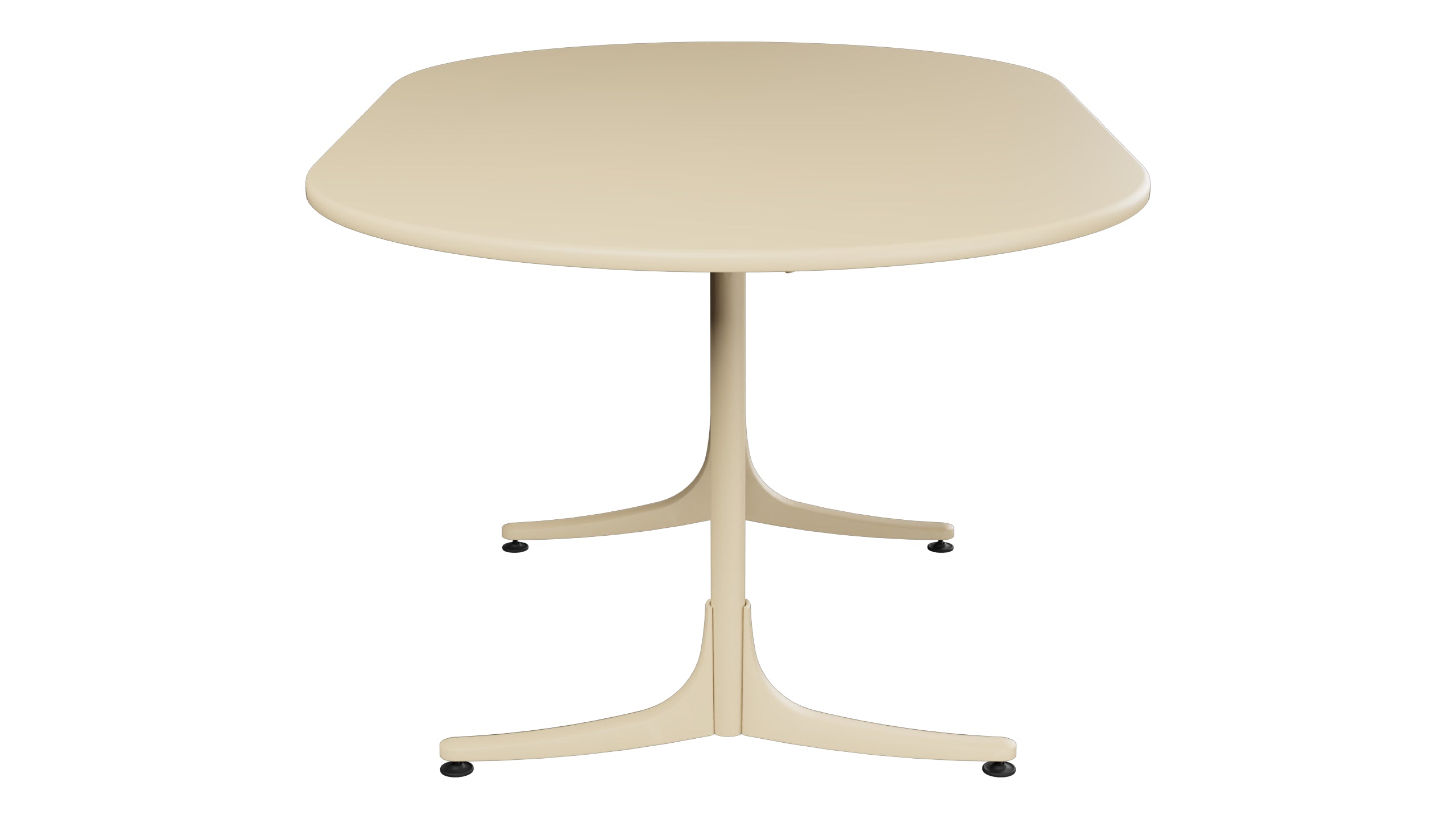 Schaffhausen Glasfaser-Gartentisch 160x95 oval klappbar in Pastellbraun präsentiert im Onlineshop von KAQTU Design AG. Gartentisch ist von Schaffner